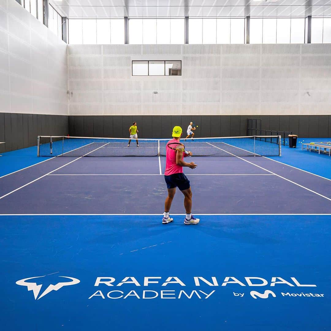 ラファエル・ナダルのインスタグラム：「My Monday…  #Tennis #Tenis #Practice #Competition #Sport #Deporte」