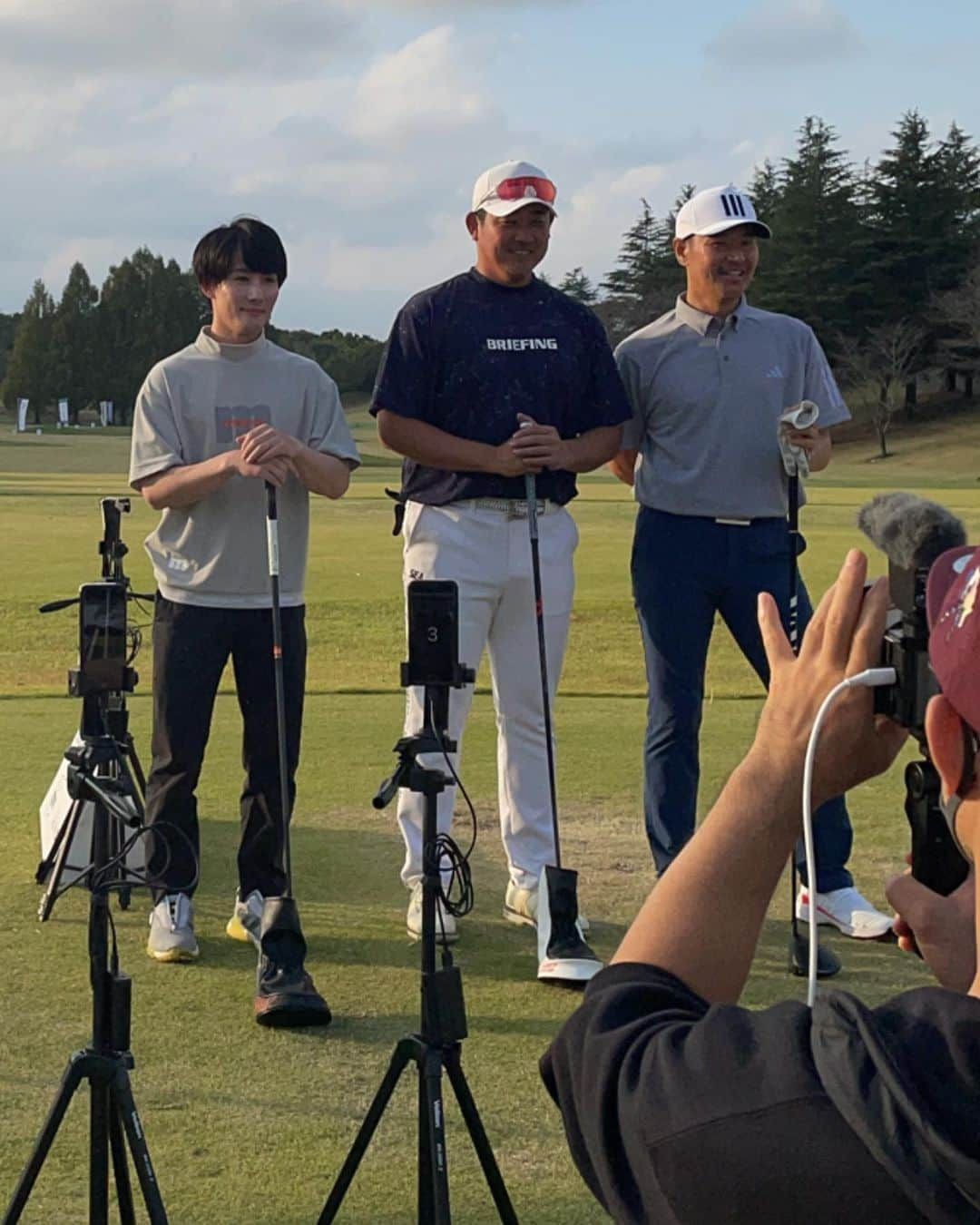 加藤凌平のインスタグラム：「ドラコン大会参加してきました⛳️ 雰囲気も最高で楽しかった！同じ組の松坂大輔さん高橋尚成さんやプロの方も含め、とんでもなく飛ばしていてめちゃめちゃすごかった😳  #ドラコンウルトラマン決定戦2023」