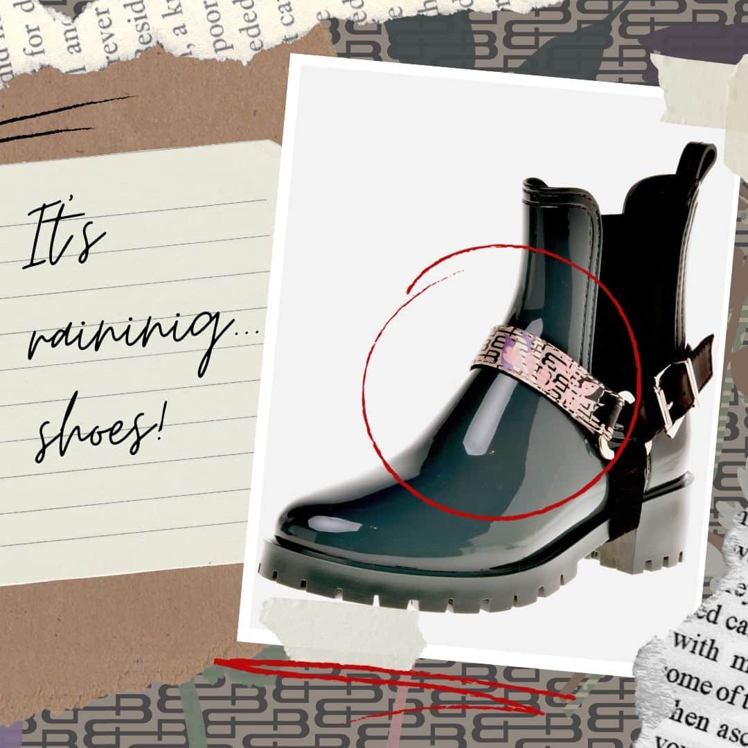 バルディニーニのインスタグラム：「It's raining ... shoes! Discover our rain-ready shoe selection☔  #baldinini #rainingshoes」