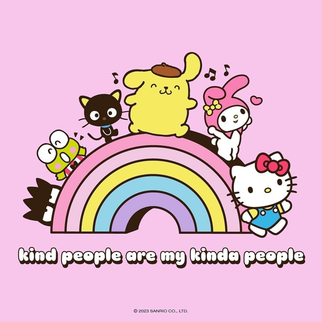 Hello Kittyのインスタグラム：「Tag your bestie and say something kind 💕 #mondaymotivation」