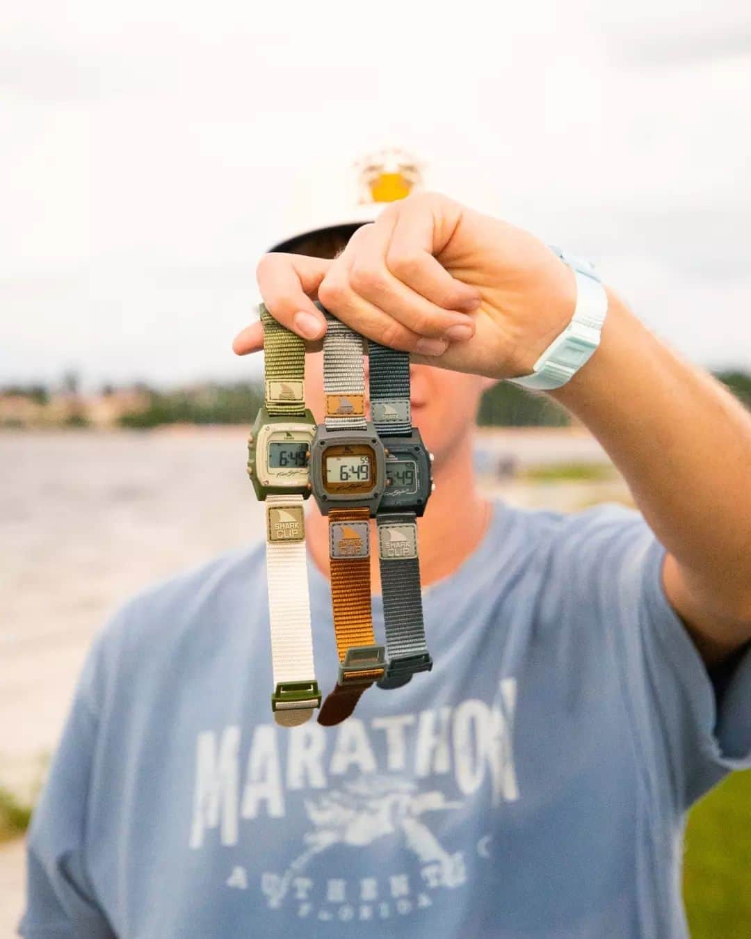 のインスタグラム：「Which Surfin' Safari Shark Watch have you snagged?! 🤙🌊🏄💯   🦈: #sharkwatch Ensenada, Mojave & Granite Peak 📷: @laurarinkerphotography _ #myfreestylewatch #digitalwatch #baja #bajacalifornia #oceanlife #endlesssummer #sanmiguel #surfsup #surfstyle #surferlife #beachlife」