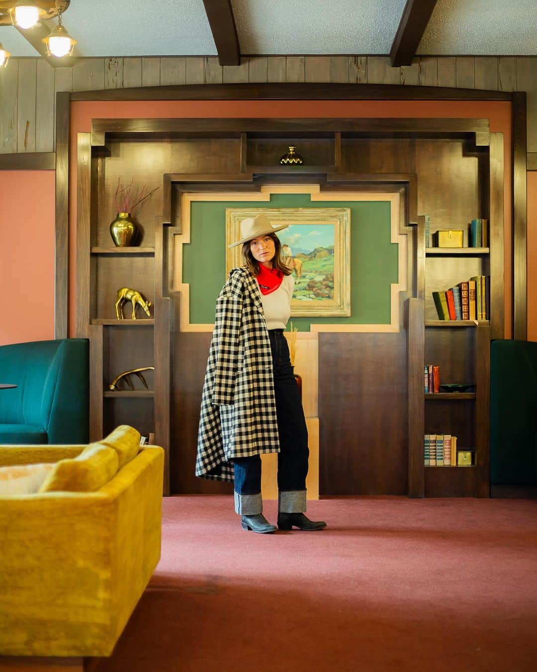ブリクストンのインスタグラム：「The Cicely coat keeps you warm for every occasion.  Photo - @scotty.wise」