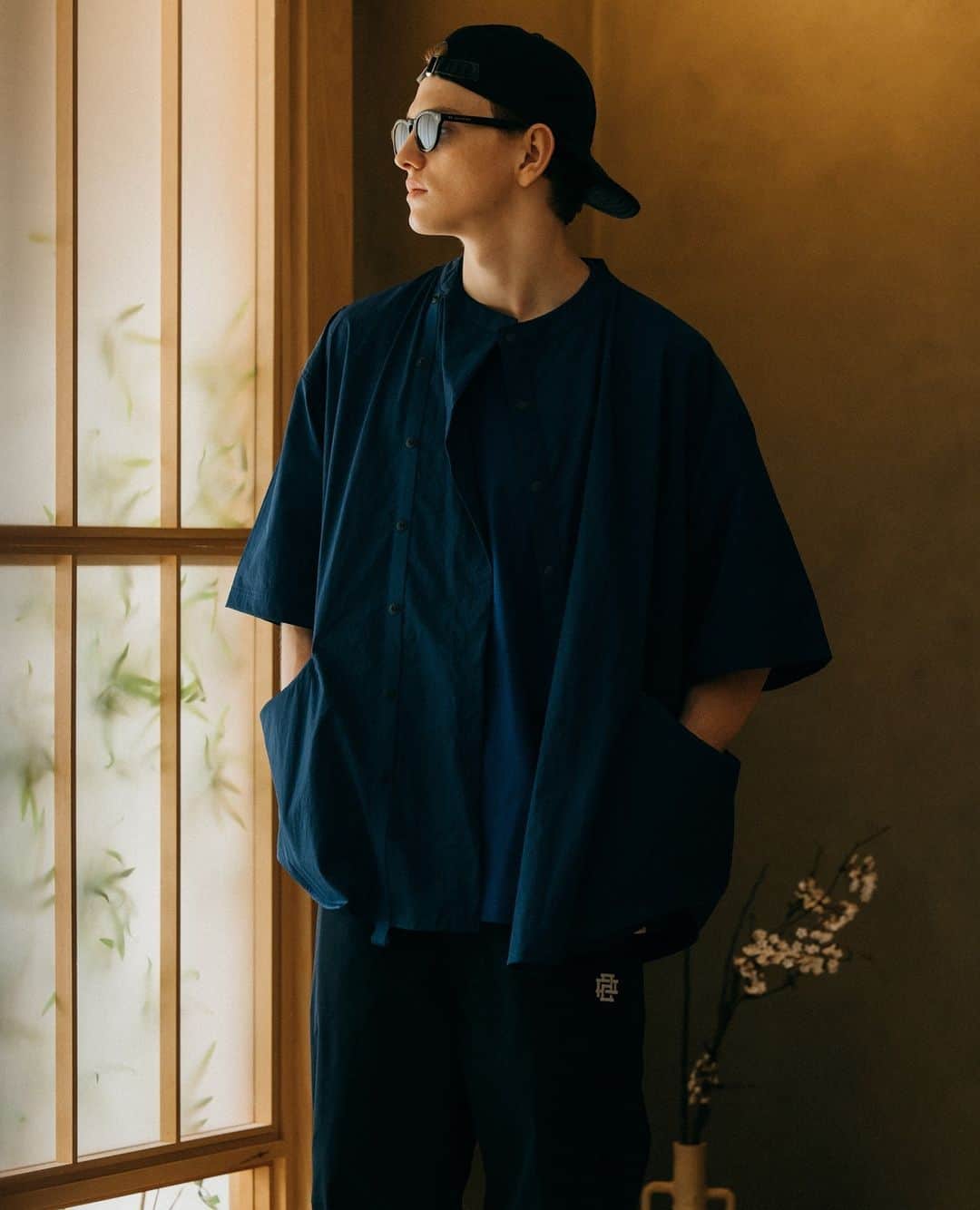 パブリッシュブランドのインスタグラム：「Buttoning up for success, one oversized shirt at a time! Because life's too short to button up your personality.⁠ ⁠ Sold-out in the USA but available in Asia.⁠ ⁠ Please use the link below⁠ https://publishbypb.com⁠ .⁠ .⁠ .⁠ .⁠ ⁠ #publishbrand #todayfortomorrow #publishers #oversized #woven #buttonup」