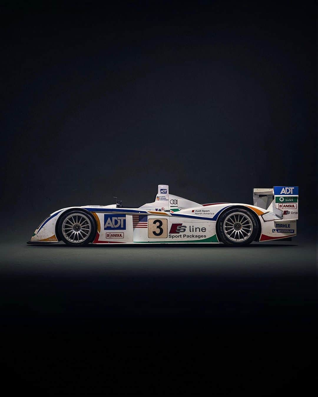 Audiさんのインスタグラム写真 - (AudiInstagram)「A generation of Le Mans winners paved the way for the production of the R8. Which would you most want to drive?   1. The 2000 R8 V8 Bi-Turbo was the first R8 to win Le Mans. With Franck Biela, Tom Kristensen and Emanuele Pirro at the wheel, it began a run of five wins in six races from 2000 to 2006.   2. The 2000 R8 Bi-Turbo, this time in a special crocodile livery designed for the Race of a Thousand Years in Adelaide, Australia. This time driven by Allan McNish and Rinaldo Capello for another win.   3. The 2005 R8 driven by Tom K, J.J. Lehto, Marco Werner was the last outing for the R8 and another Le Mans win, completing one of the most successful runs in the race’s history.   4. The 2012 R18 e-tron quattro was the next generation of 24-hour racer with its hybrid powertrain and closed cockpit. It was first driven to victory at Le Mans by Marcel Fässler, André Lotterer and Benoit Tréluyer, and remained unbeaten three consecutive times from 2012 to 2014.」11月7日 2時30分 - audi