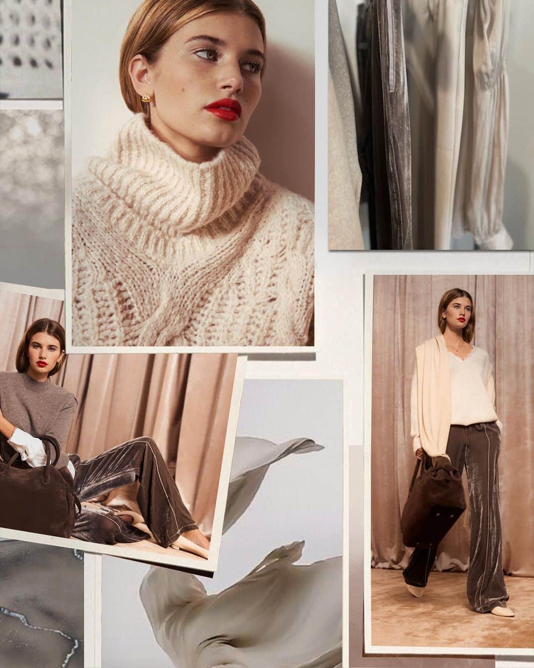 ブロシュウウォーカーのインスタグラム：「Our Holiday Collection has a feeling of ‘Approachable Elegance’. Understated, chic and comfortable, our versatile pieces effortlessly transition from casual to festive.」