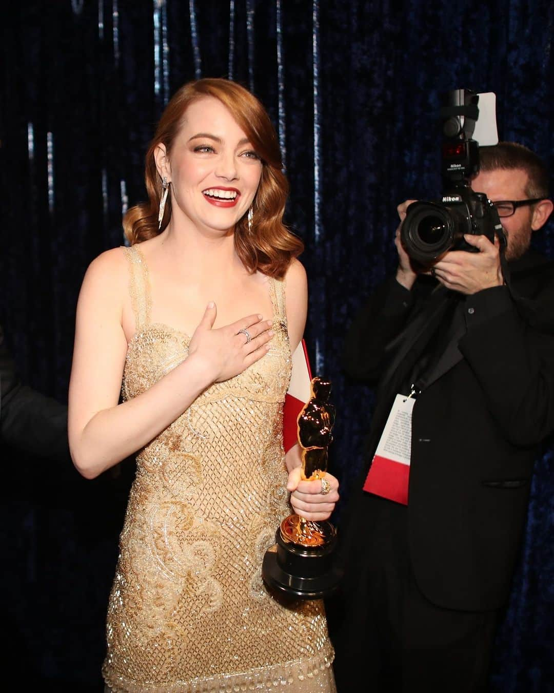 Rolling Stoneのインスタグラム：「Happiest of birthdays to Emma Stone. ✨ The Oscar-winning actress turns 35 today. 📷 Christopher Polk/Getty, Ilya S. Savenok/Getty for The Mark, Kevin Mazur/TCA 2011/WireImage, Bruce Glikas/FilmMagic, Todd Williamson/NBC/NBCU Photo Bank, Everett Collection, Kevin Winter/Getty, Emma McIntyre/Getty」