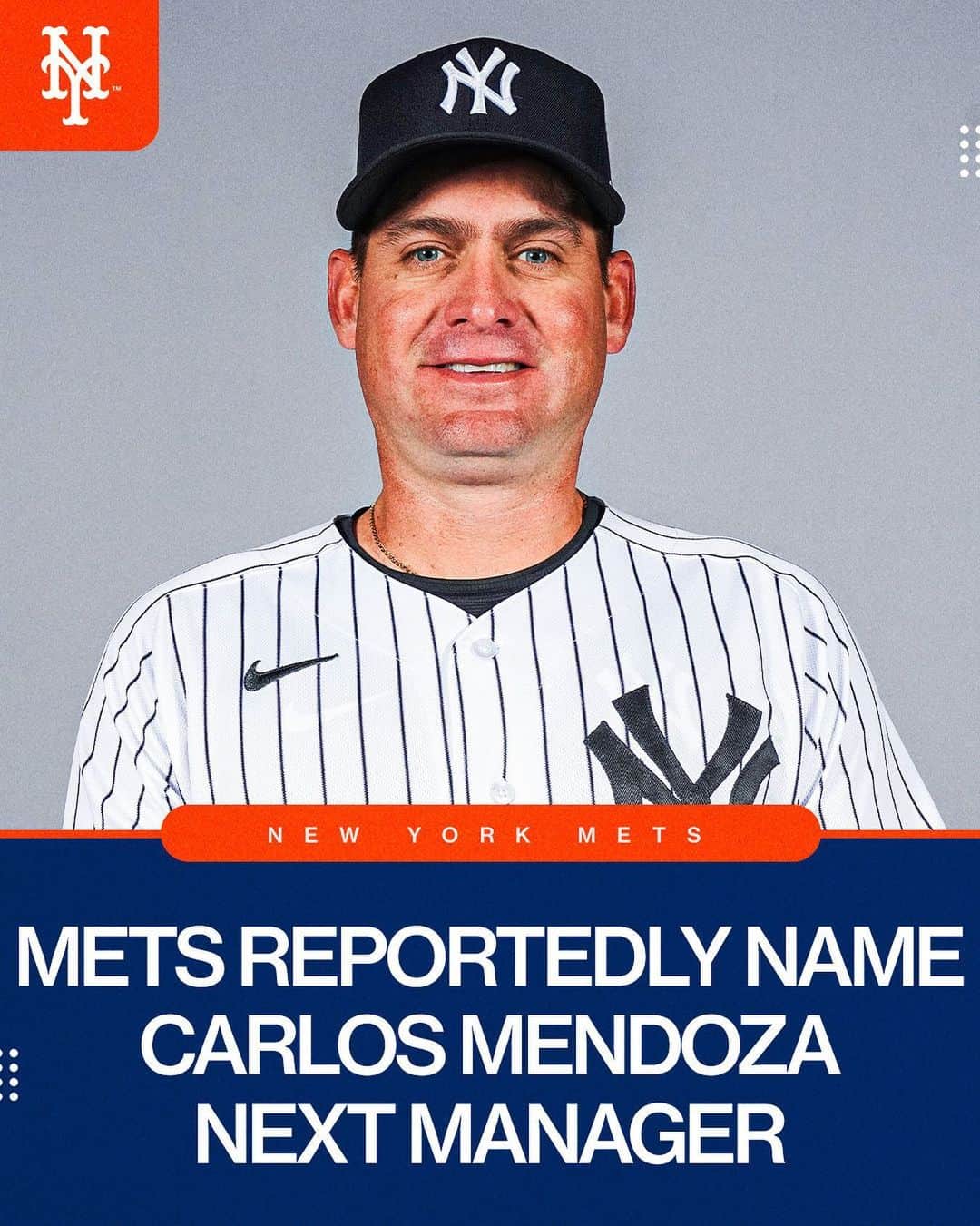 MLBさんのインスタグラム写真 - (MLBInstagram)「The Mets will hire Yankees bench coach Carlos Mendoza as their next manager, per MLB.com’s Mark Feinsand.」11月7日 3時16分 - mlb