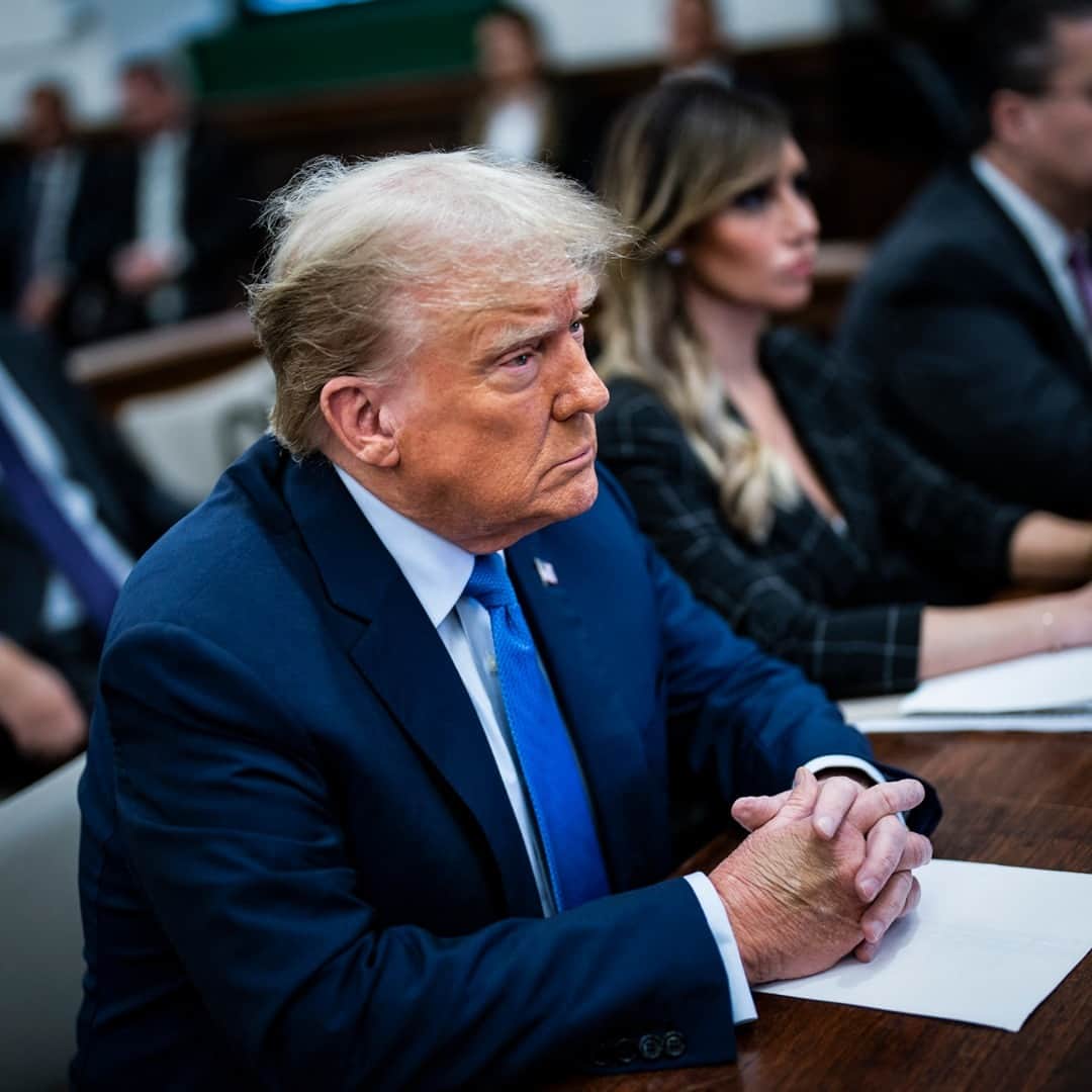 TIME Magazineのインスタグラム：「The judge presiding over the civil fraud trial of Donald Trump repeatedly admonished him to keep his answers concise Monday, reminding him that “this is not a political rally” as the former president and leading Republican presidential candidate testified in a lawsuit accusing him of dramatically inflating his net worth.  “We don't have time to waste. We have one day to do this,” Supreme Court Judge Arthur Engeron said. At another point, turning to Trump's attorney, the judge said, “I beseech you to control him if you can. If you can't, I will.”  Link in bio.  Photograph by Jabin Botsford (@jabinbotsford)—Pool/AFP/Getty Images」