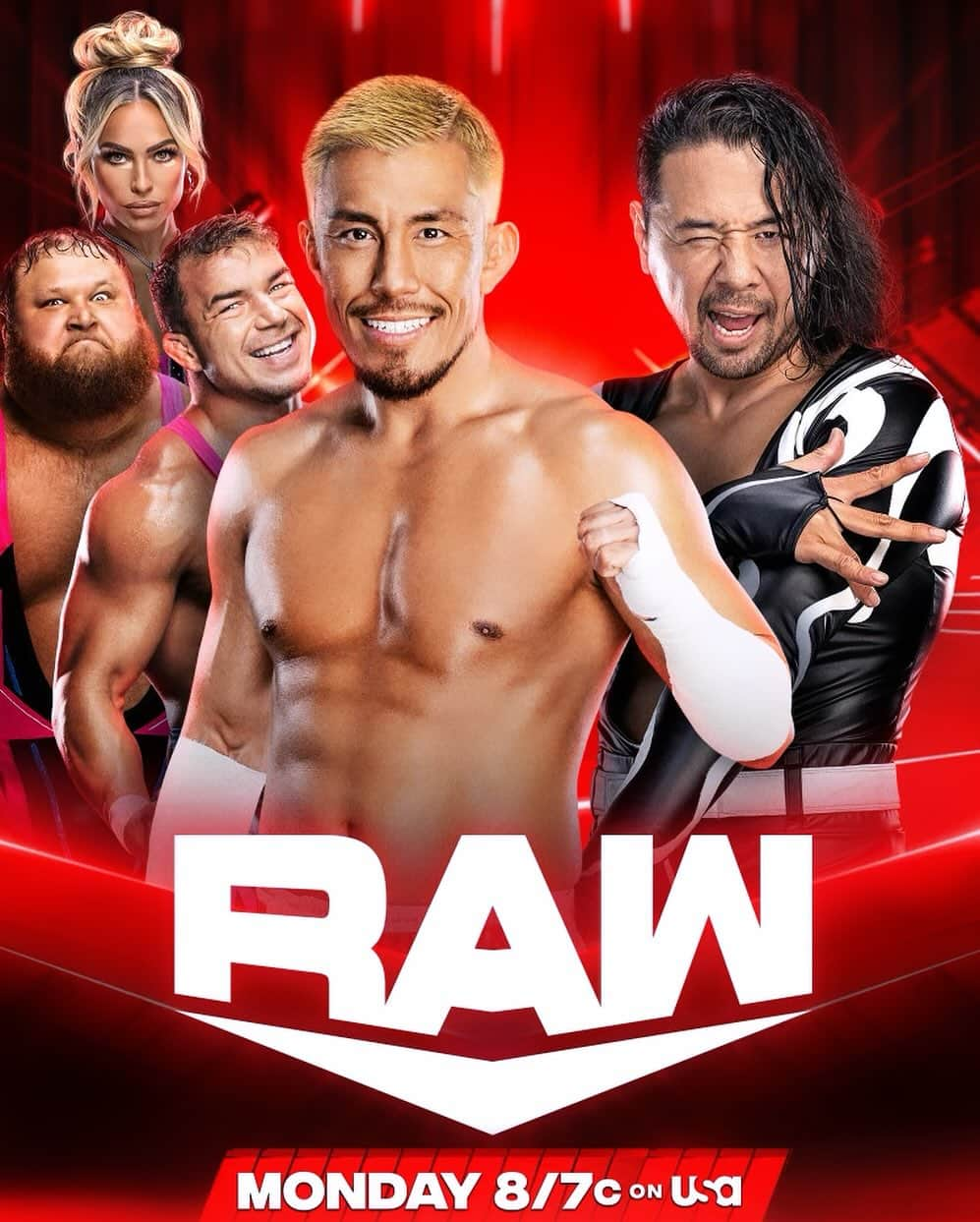 中邑真輔のインスタグラム：「Reckless Akira…  #wweraw」