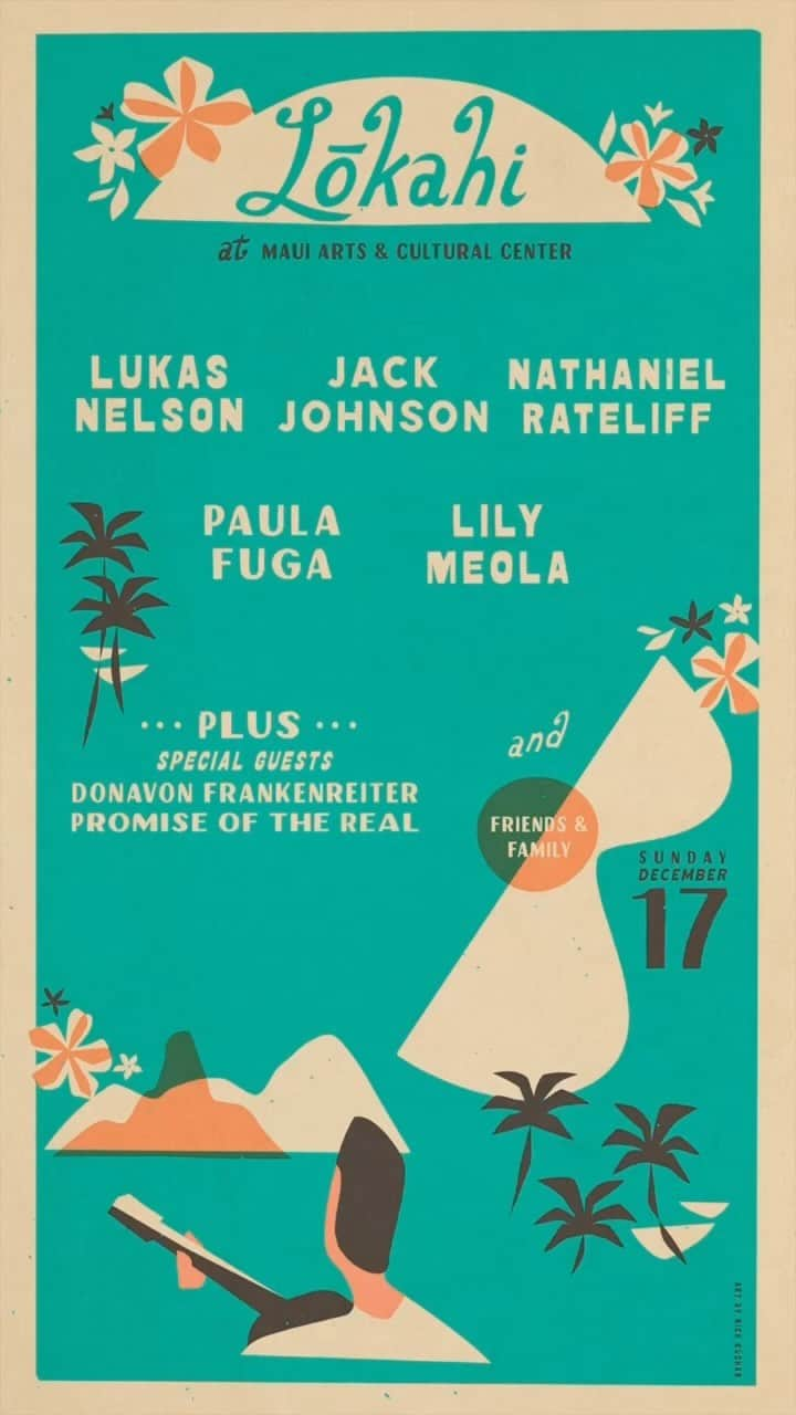 Donavon Frankenreiterのインスタグラム：「We are all getting together for Lahaina, Maui ❤️ tickets on sale this Friday 🌊 join us Sunday December 17th 🤠」