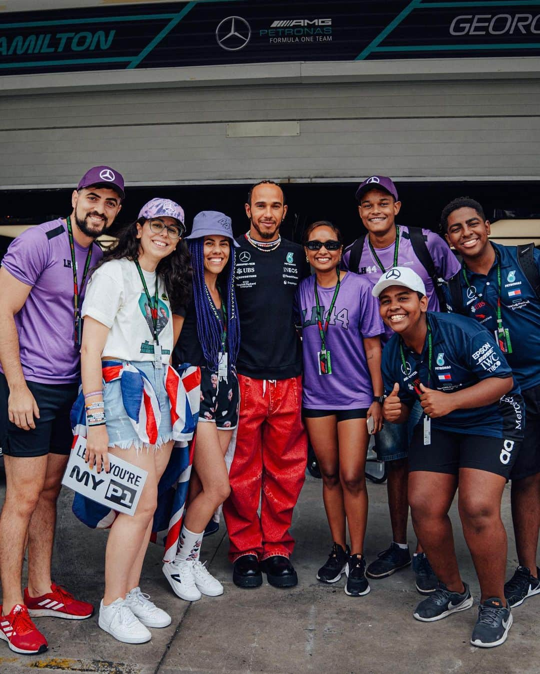 MERCEDES AMG PETRONASのインスタグラム：「The BEST fans. Your positive energy fills our hearts. See you soon, Interlagos. 💚💛」