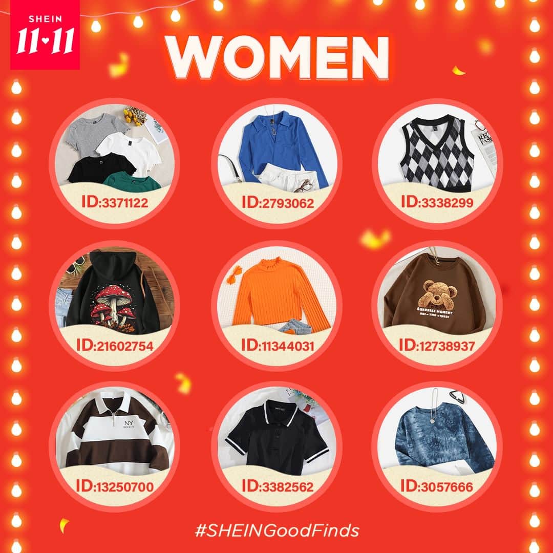 SHEINのインスタグラム：「Can you feel the heat?! 🥵 Our Hot Sale rages on! 🔥  Bring the heat with hot prices on the hottest goods. Score exceptional deals on everything from trendy fits to accessories that bring your look to a whole new level. These deals won't last long, so shop all your faves at unbeatable prices before they're gone!   🔗:https://shein.shop/va7v933  #SHEINGoodFinds #SHEIN1111sale」
