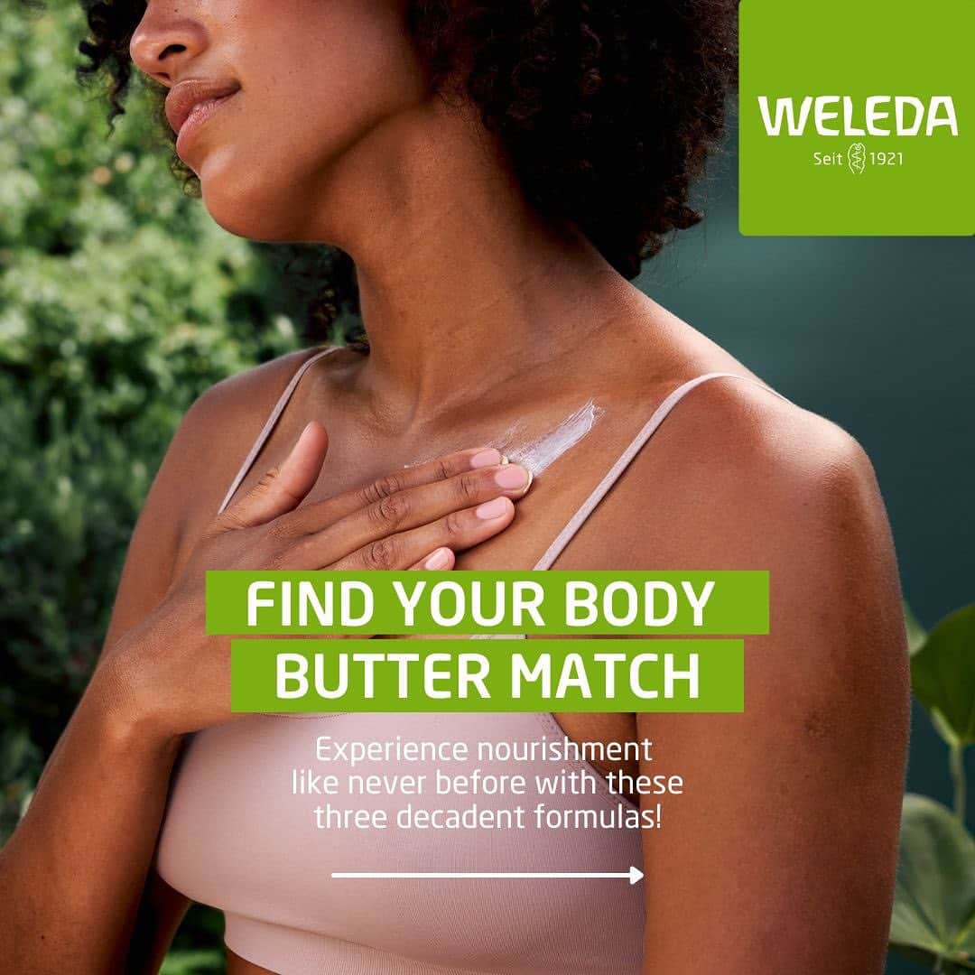 Weledaさんのインスタグラム写真 - (WeledaInstagram)「Not sure which of our body butters is right for you? Swipe through to find your perfect match! 👈 #WeledaSkin」11月7日 5時44分 - weleda_usa