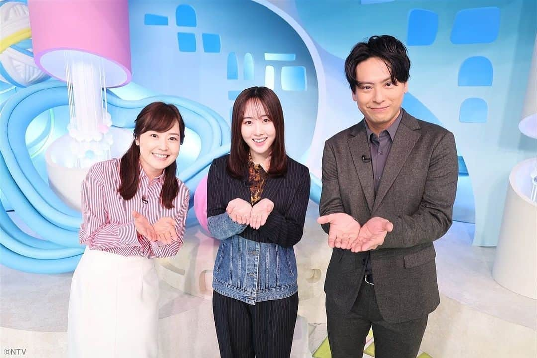 ZIP!のインスタグラム：「今朝のゲストは本田望結さん💕 ズワイガニの初セリ 1000万円は本当に衝撃価格でしたね🦀😳  🌙今夜9時は「カズレーザーと学ぶ2時間SP」 超最新健康診断です‼️  本田さん 朝早くからありがとうございました🙌🏻  #本田望結 #山下健二郎 #水卜麻美 #ZIP!🤲🏻💕」