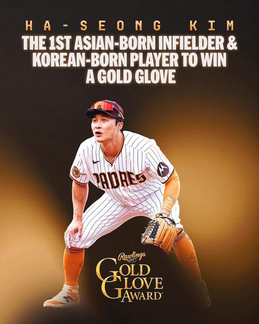 MLBさんのインスタグラム写真 - (MLBInstagram)「Ha-Seong Kim made history with his glove.」11月7日 6時27分 - mlb