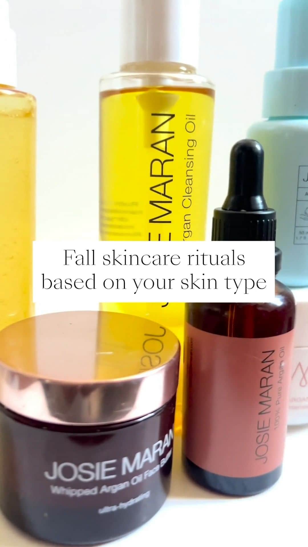 ジョジー・マランのインスタグラム：「Dry skin? Oily skin? Combo skin? We have the perfect pairings for you.」