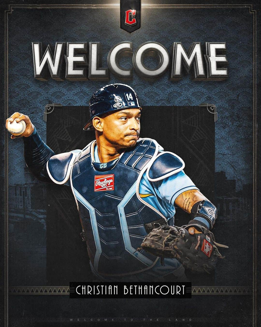 クリーブランド・インディアンスのインスタグラム：「We have claimed C Christian Bethancourt from the Rays.  #ForTheLand」