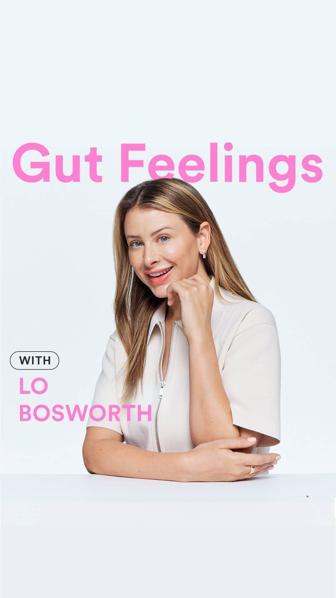 ロー・ボスワースのインスタグラム：「Gut Feelings Podcast is officially out tomorrow! Tune in for our first episode with the incredible @hannahbrown 💖   We’re so excited to answer your head, heart, and health questions on this new platform with our incredible guests. Link in bio to subscribe and tune into new episodes every 2 weeks!」