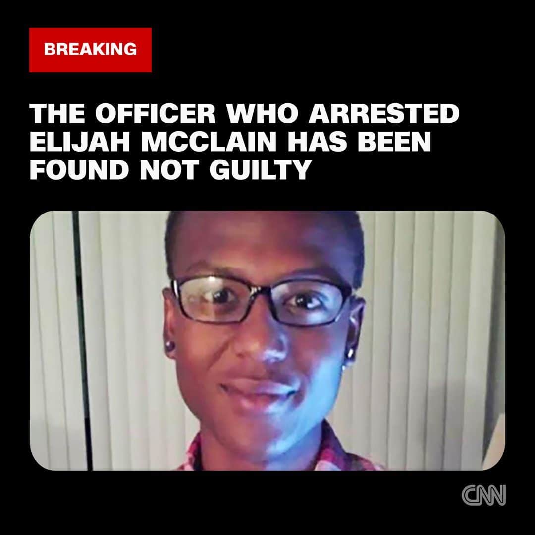 CNNのインスタグラム：「Aurora, Colorado, police officer Nathan Woodyard was found not guilty by a jury of reckless manslaughter and a lesser-included charge of criminally negligent homicide in the death of Elijah McClain, an unarmed 23-year-old Black man who died after he was subdued by police and injected with ketamine by paramedics in 2019.  Read more at the link in bio.  📷: Courtesy McClain family attorney Mari Newman」
