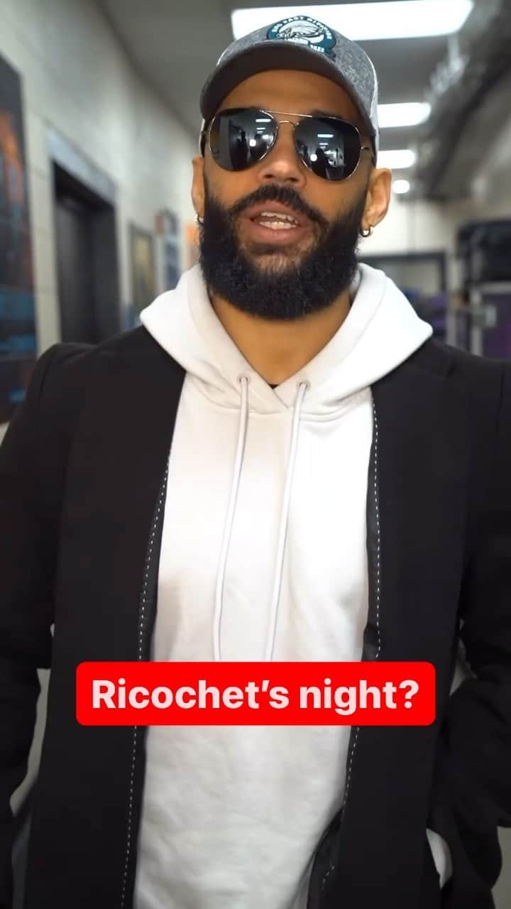 WWEのインスタグラム：「Can @kingricochet earn himself a shot at @gunther_wwe and the #ICTitle TONIGHT on #WWERaw?」