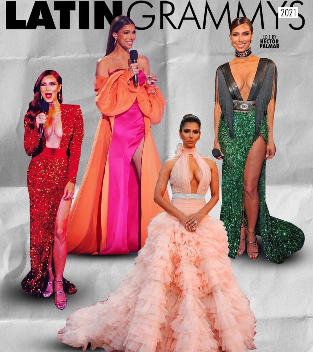 ロゼリン・サンチェスのインスタグラム：「Looks from my last @latingrammys 💕💕💕  This year in Sevilla the fashion is going to be EPIC!! From everybody! Let’s bring it 🙌 Can’t wait 🙏🙏  Ya pronto!! Nov 16!」