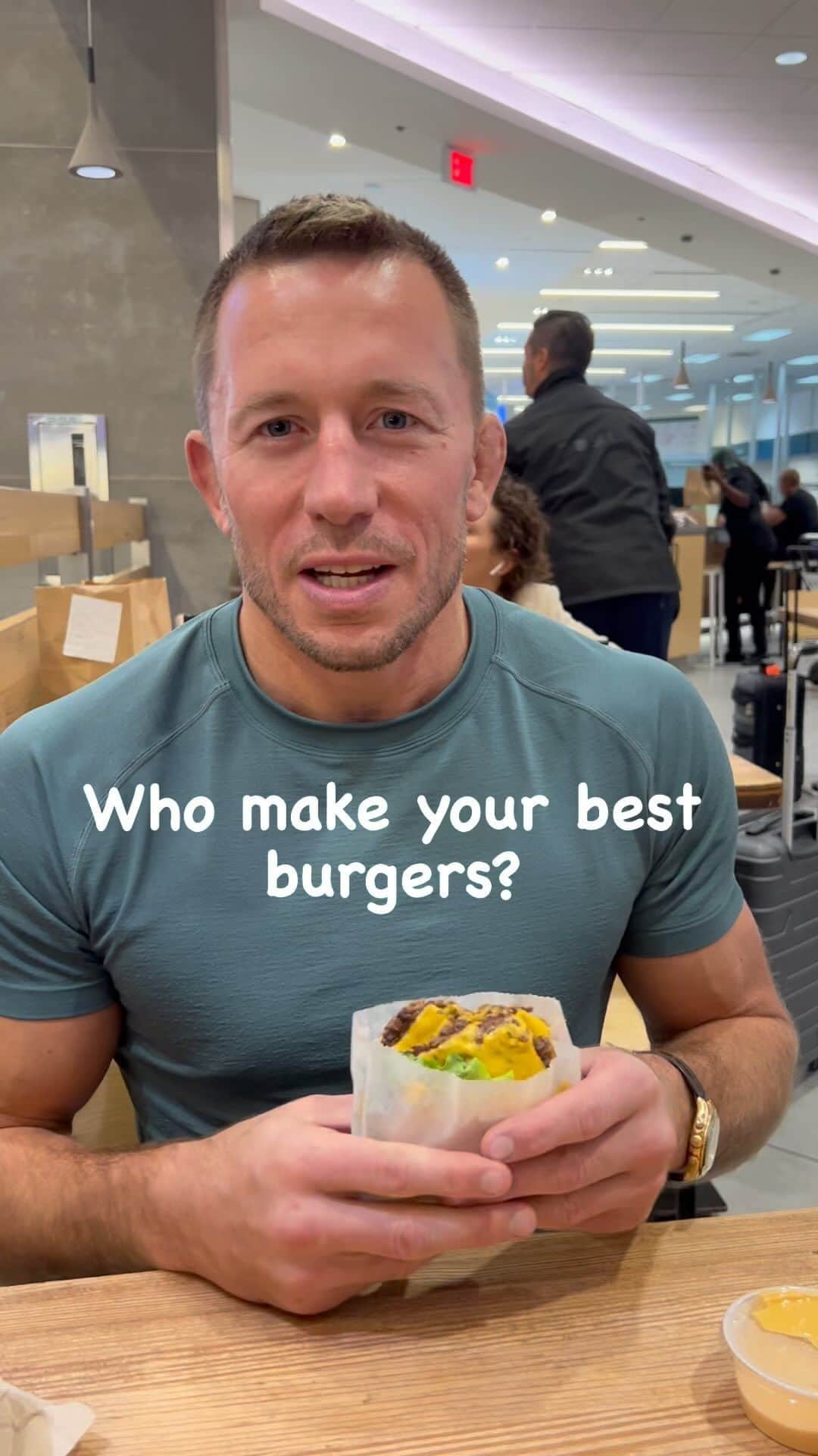 ジョルジュ・サンピエールのインスタグラム：「The 3rd most popular dish in the world. 🍔」