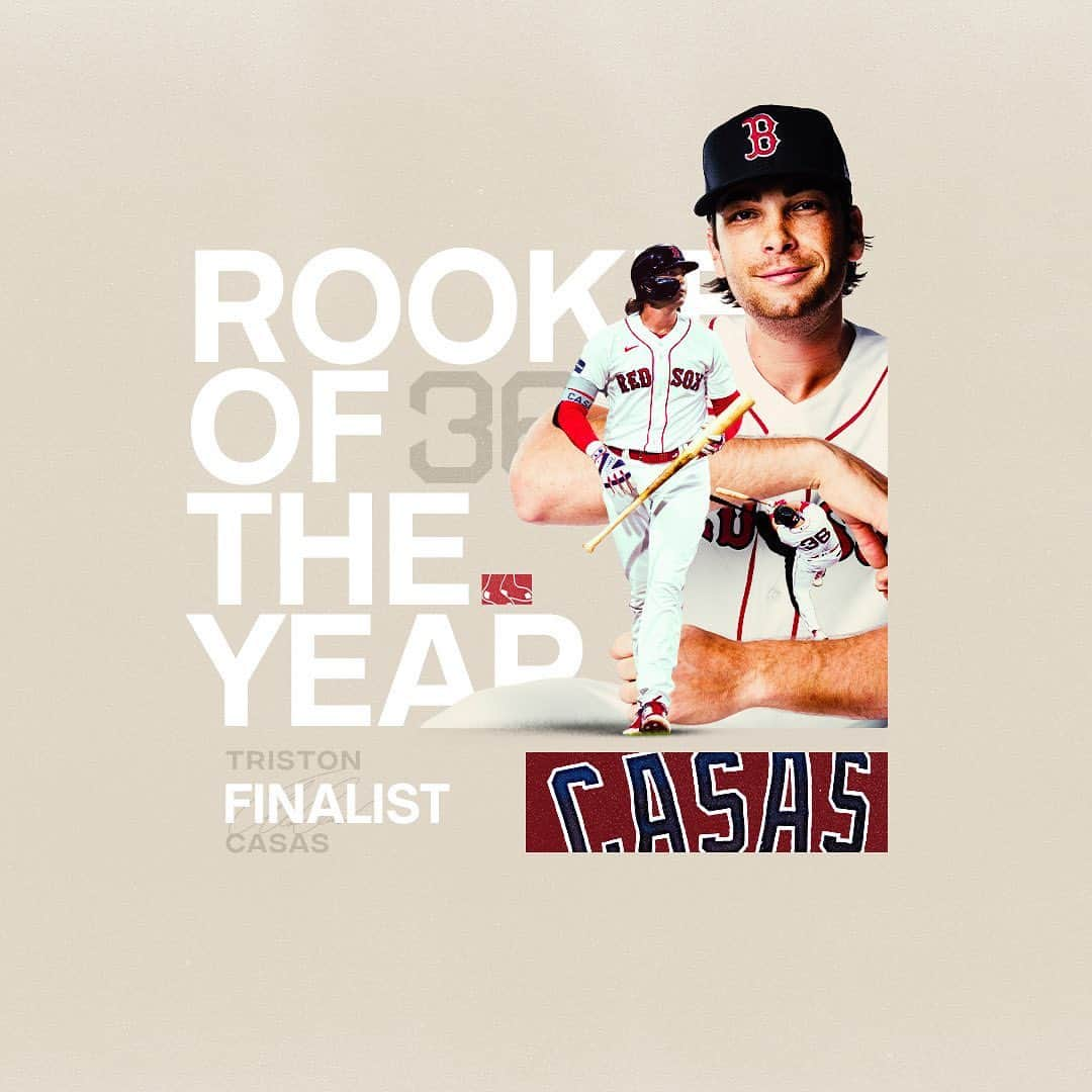 ボストン・レッドソックスのインスタグラム：「AL ROY finalist? Yessir.」