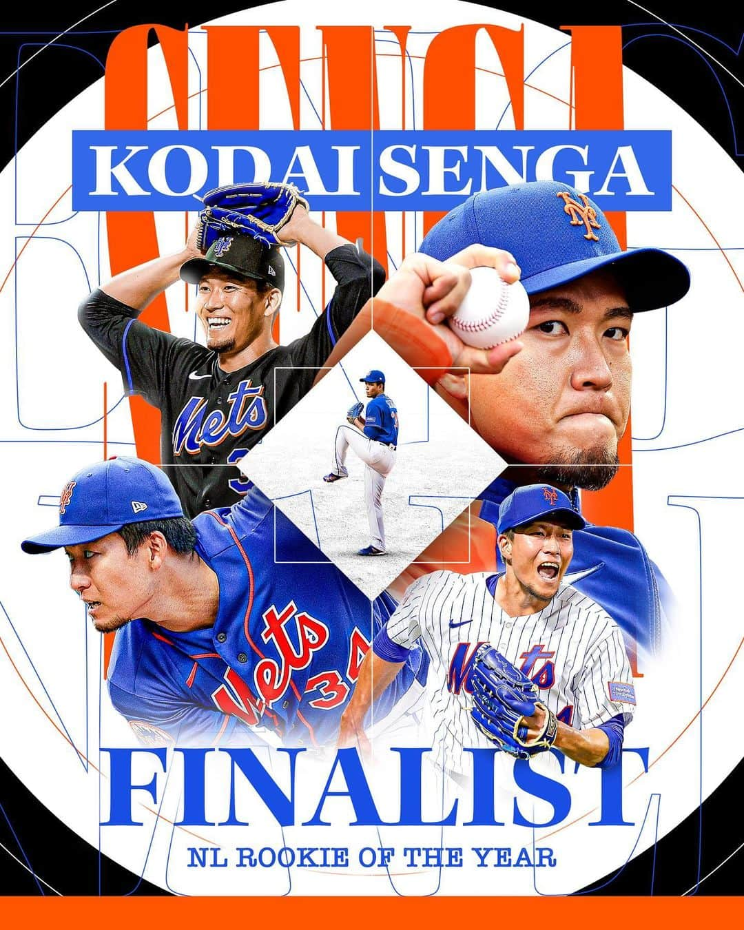 ニューヨーク・メッツさんのインスタグラム写真 - (ニューヨーク・メッツInstagram)「@kodai_senga_, NL Rookie of the Year finalist. 👏👻」11月7日 9時16分 - mets