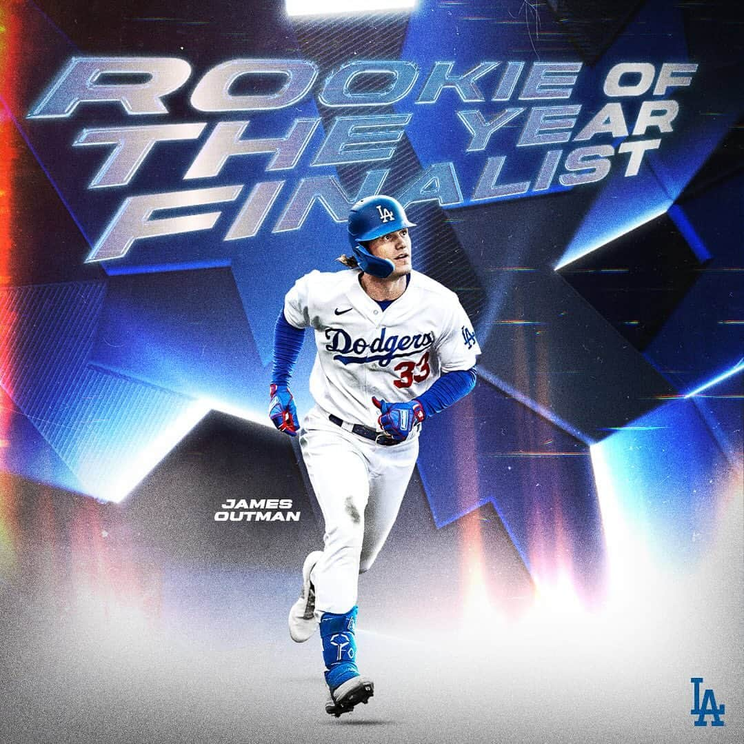 Los Angeles Dodgersのインスタグラム：「An unforgettable rookie season. Congratulations James on being named a 2023 NL Rookie of the Year Award finalist!」