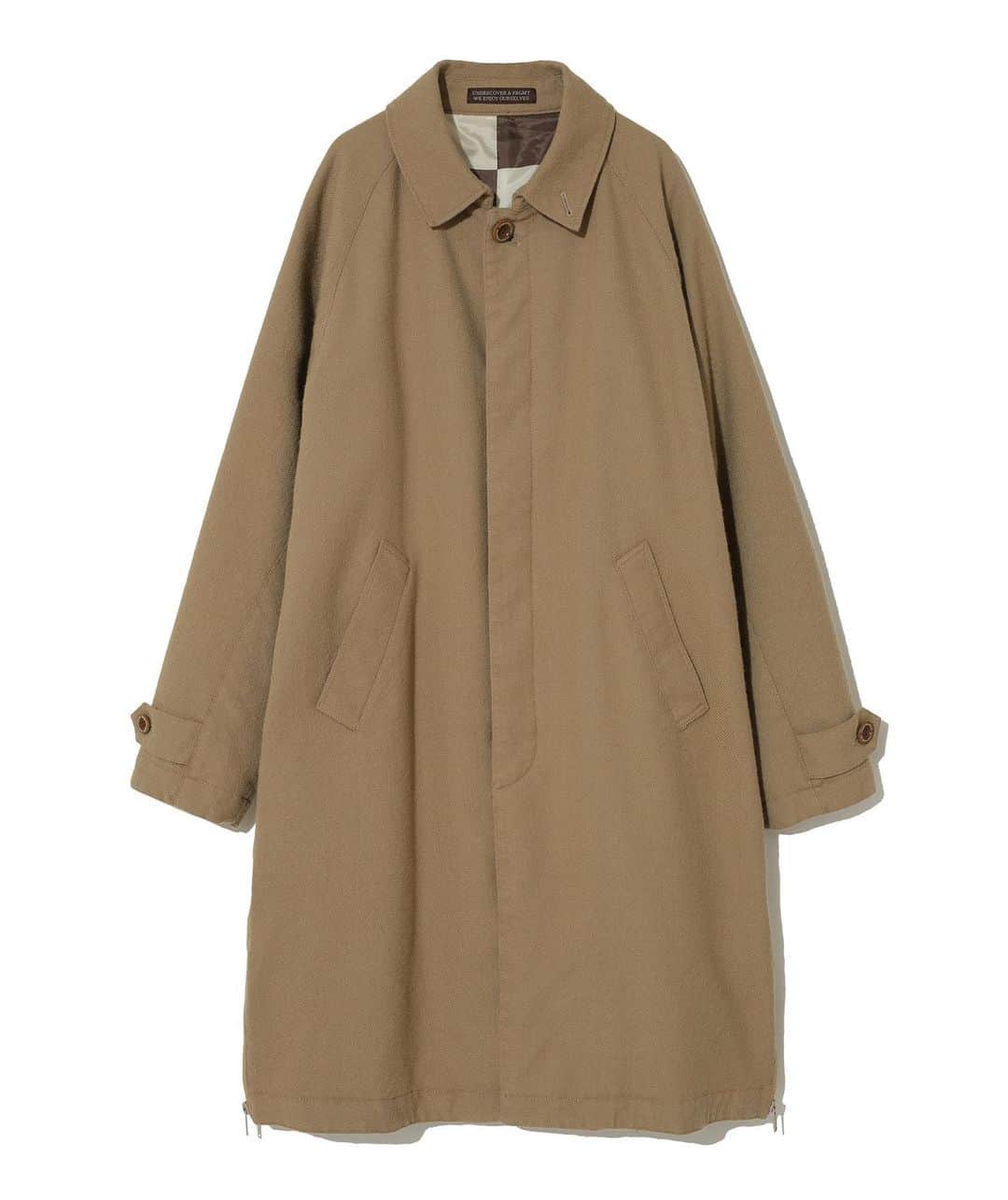 アンダーカバーのインスタグラム：「UNDERCOVER と fragment design(フラグメントデザイン)のカプセルコレクションを11月8日(水)～11月14日(火)の期間、伊勢丹新宿店 メンズ館1階 ザ・ステージにて先行販売します。 UNDERCOVER × FRGMTのカプセルコレクションでは、UNDERCOVERの2023年秋冬コレクション“Enjoy Yourself”に登場したUNDERCOVER × FRGMT のコラボレーションアイテムや、新たに加わった15型のアイテムが登場します。さらに伊勢丹新宿店では、Tシャツとブルゾンが限定発売されます。 ショーの楽曲でも登場したskaのパイオニアバンド・”The Specials”のシンボルである2トーンとアンビエントミュージックのパイオニア”Manuel Göttsching”の名盤E2-E4のオフホワイト茶色のチェッカー柄を取り入れたこのカプセルコレクションは、11月11日(土)よりアンダーカバー各店およびオンラインストアにて販売します。  UNDERCOVER x fragment design’s capsule collection will be pre-sold at THE STAGE, Isetan Shinjuku Men’s building 1st floor, with limited t-shirts and blousons, from Wednesday, November 8th, through Tuesday November 14th.  UNDERCOVER × FRGMT capsule collection includes the collaboration items from UNDERCOVER 23AW collection “Enjoy Yourself”, and 15 added items.  This capsule collection incorporates the two-tone symbol of SKA’s pioneer band “The Specials”, which also appeared in the show’s background music and the off-white brown checker pattern from ambient music pioneer “Manuel Göttsching”’s famous records E2-E4. , will be available at Undercover stores and online stores from Saturday, November 11th as well.  #アンダーカバー」