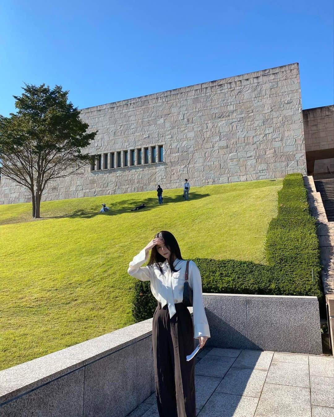 吉井美優のインスタグラム：「🌤👩🏻‍🎨 2日目も天気良くて、景色も空気も綺麗だった」