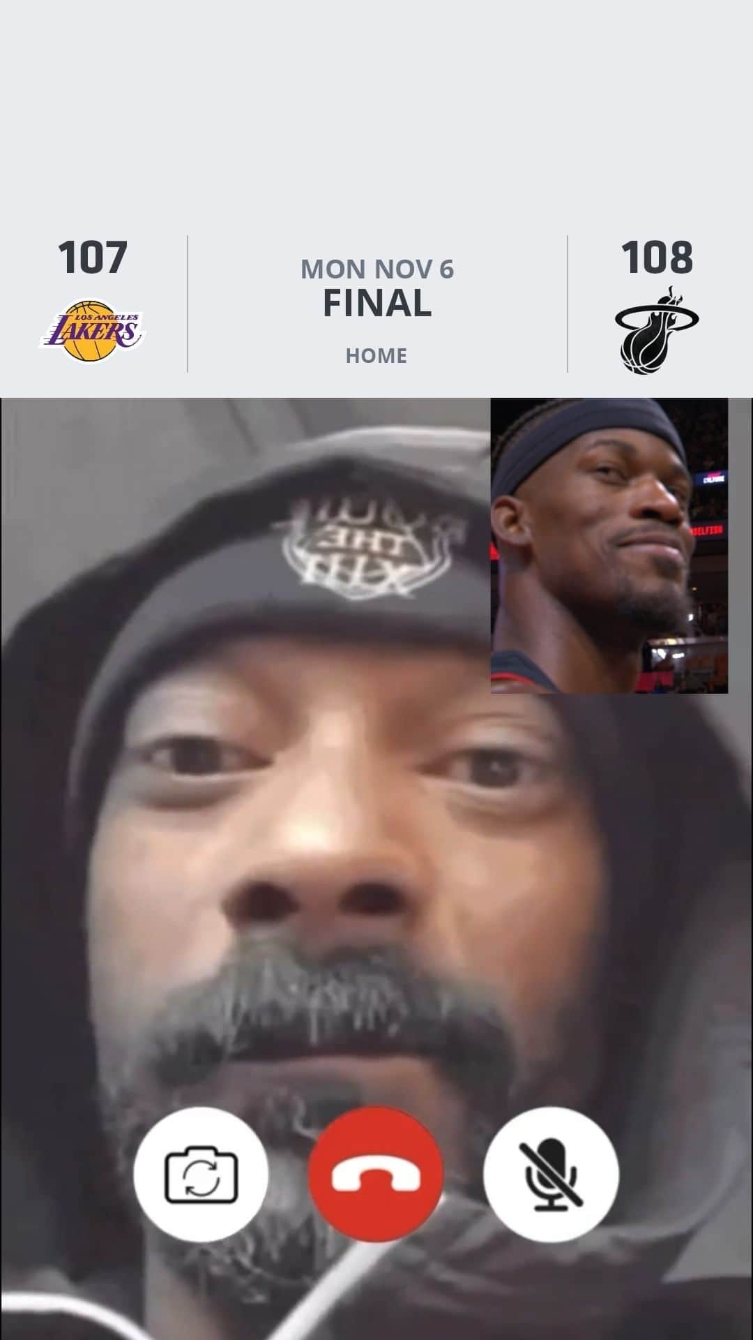 Miami HEATのインスタグラム：「Make sure you call a Lakers fan before you go to sleep! #WINNING」