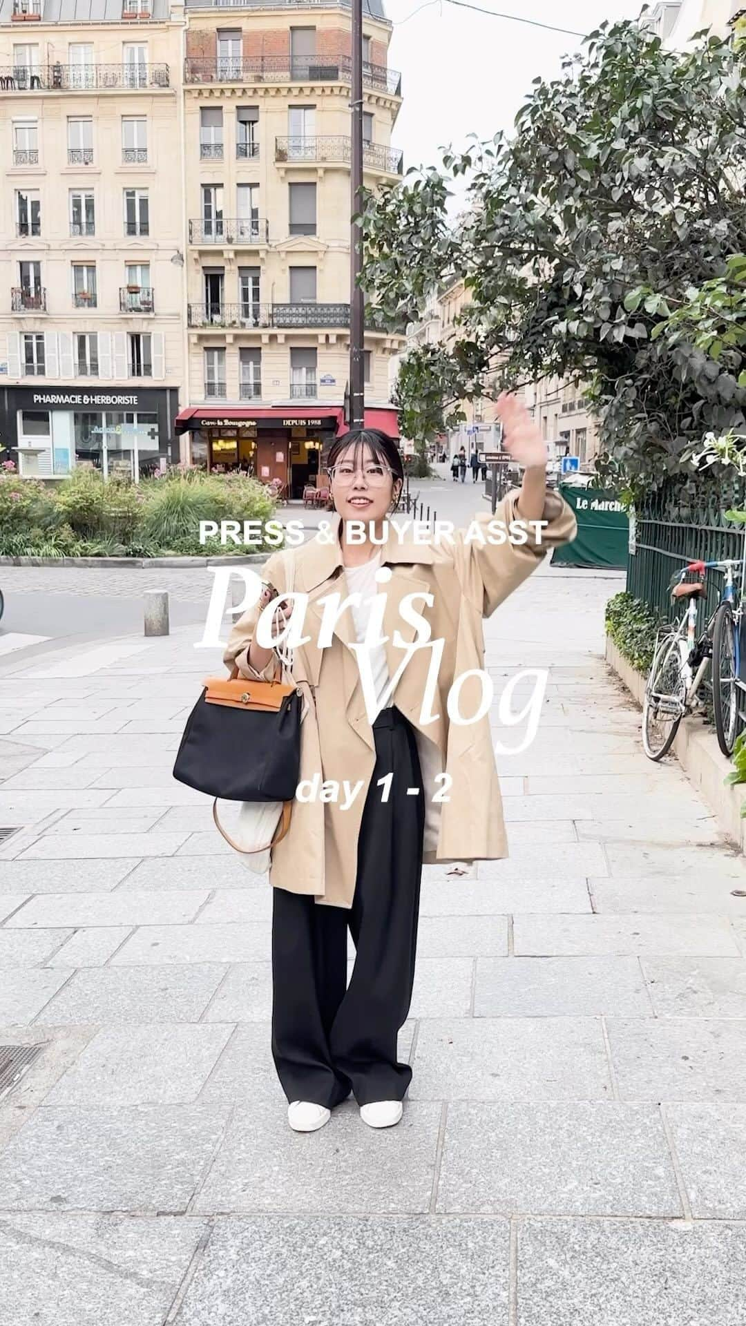 バビロンのインスタグラム：「paris Vlog, Vol2♥︎ #babylone #paris #2023aw #buyer  #director  #vlog #fashion」