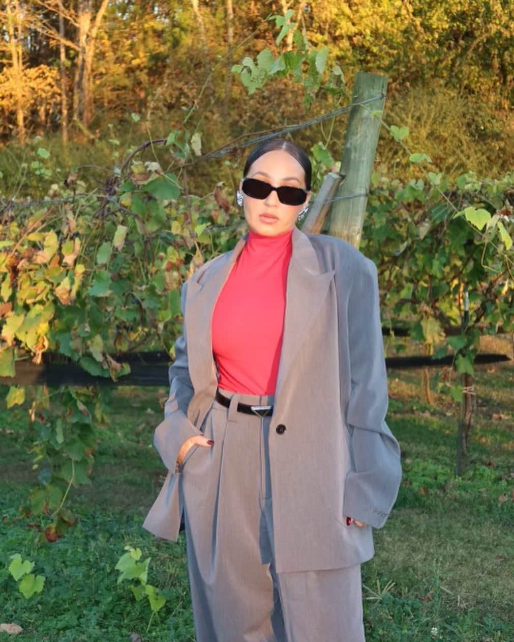 エイドリアン・バイロンさんのインスタグラム写真 - (エイドリアン・バイロンInstagram)「cheers 🍷  pics from my bday… wine tasting with my familia @arringtonvineyards in nashville. it was so perfect… xx」11月7日 12時26分 - adriennebailon