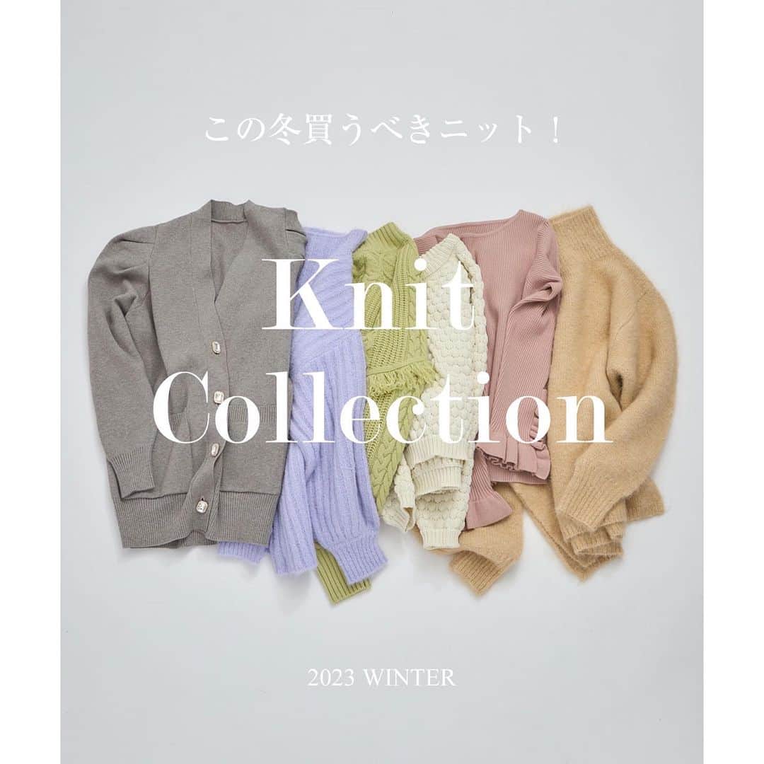 nostalgia_jpのインスタグラム：「. この冬買うべきニット！  -Knit Collection-  2023WINTER  ニットの温もりが恋しい季節が到来！ ニットなしでは始まらない、 ワクワクな冬支度のSTART！  Official siteにて、是非チェックしてみてください。  #nostalgiajp#nostalgia#nos #nosstyle#fashion#cordinate #ノスタルジア#ノス#ノスジョ」