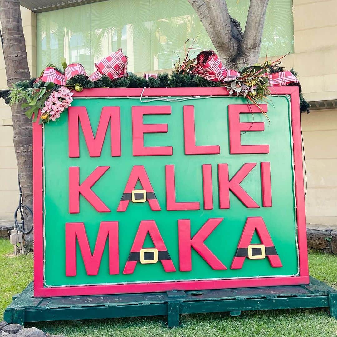 KAUKAU/カウカウハワイさんのインスタグラム写真 - (KAUKAU/カウカウハワイInstagram)「ロイヤルハワイアンセンターで見つけるクリスマス🎄🎅🏼 スターバックスではホリデードリンクが登場！ お気に入りは、チェスナッツプラリネラテです💁🏼‍♀️ハワイへお越しの方ぜひお試しください☺️  そして毎年恒例のメレカリキマカ！ 今年は新しいメレカリキマカも登場していたのでまたご紹介しますね😆❤️  #ハワイ #ワイキキ #クリスマス #スターバックス #ホリデードリンク #メレカリキマカ」11月7日 13時25分 - kaukau_hawaii