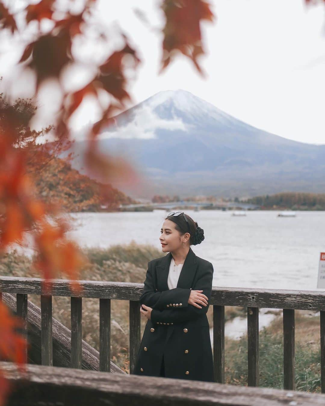 Prilly Latuconsinaのインスタグラム：「Fujikawaguchiko, You have my heart. 🇯🇵」