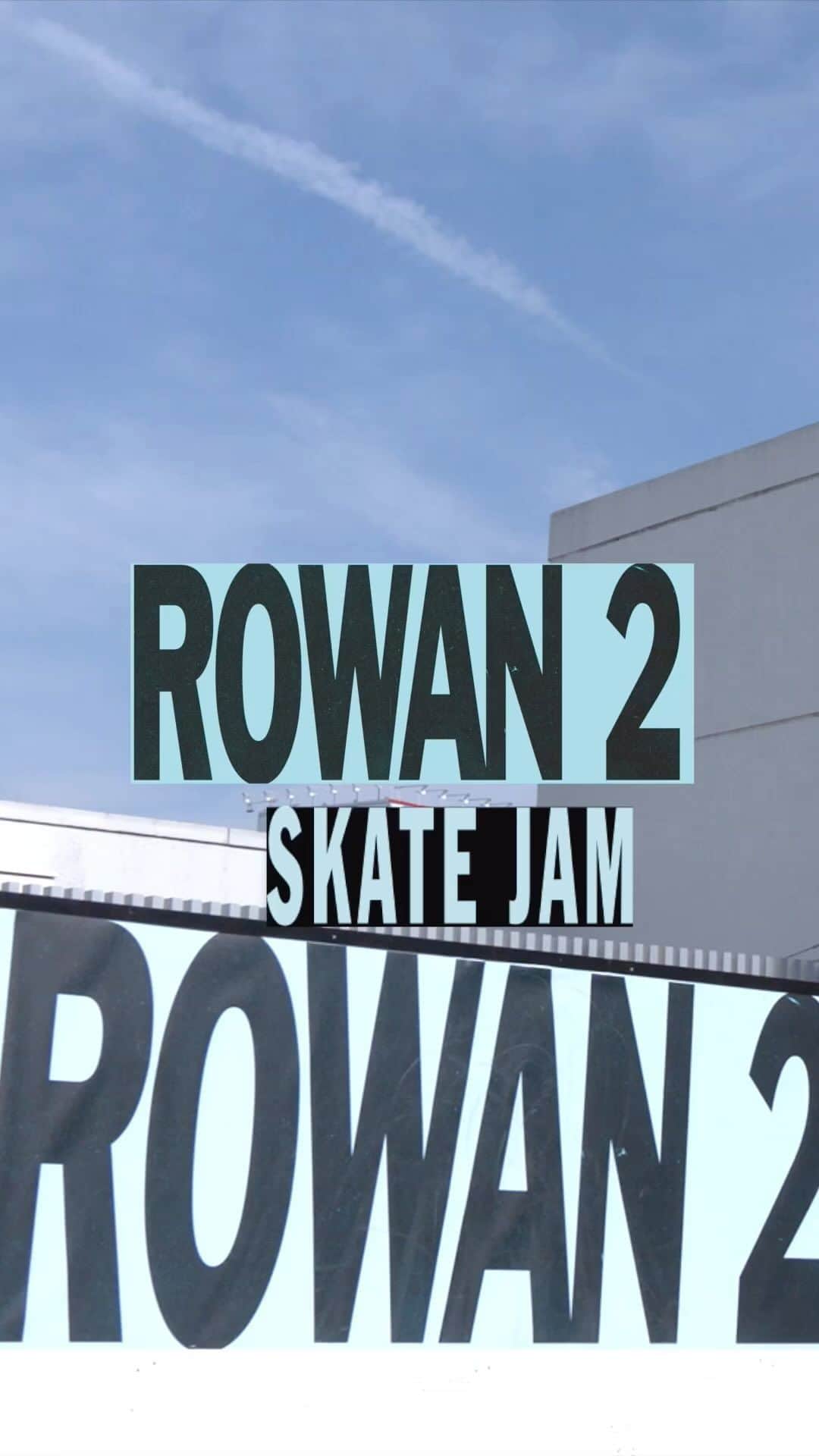 のインスタグラム：「ROWAN 2 SKATE JAMのリキャップビデオが完成⚾️ 多くの人がRowanを始めとする世界レベルのスケートを体感することができた1日となった。」