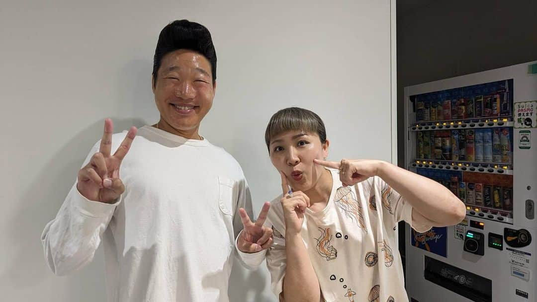 みやぞんのインスタグラム：「収録でたまたま丸山さん居た✨」