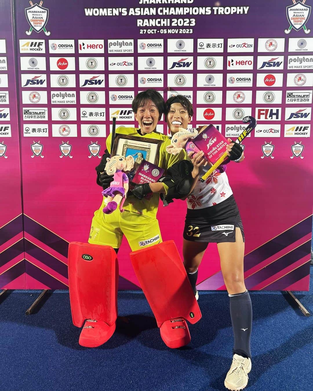 田中秋桜のインスタグラム：「個人賞初受賞コンビでした🦕🦖 @jyu__522」