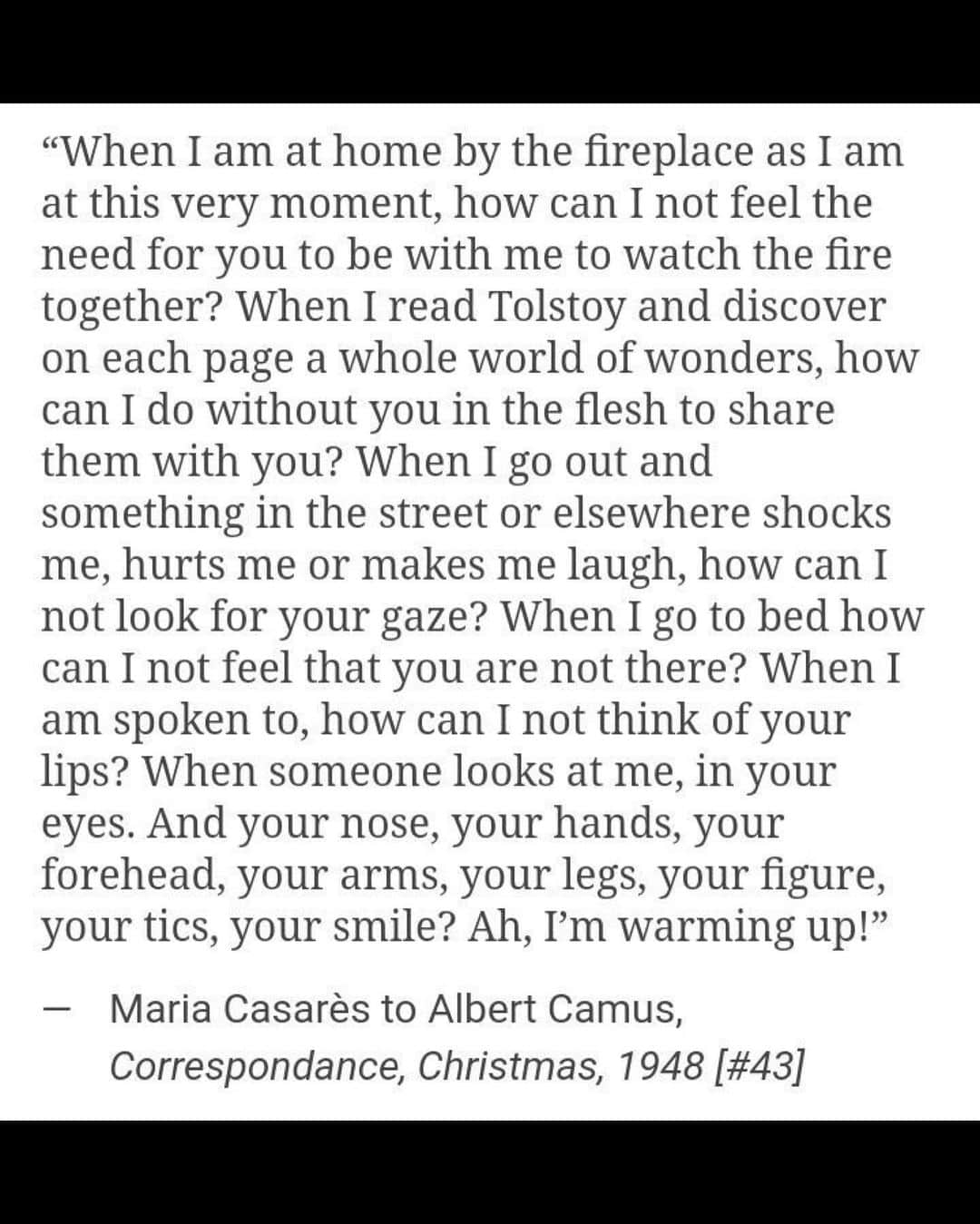 吉原クリスティーナさんのインスタグラム写真 - (吉原クリスティーナInstagram)「The correspondence of Albert Camus and Maria Casares」11月7日 16時13分 - christy_lv