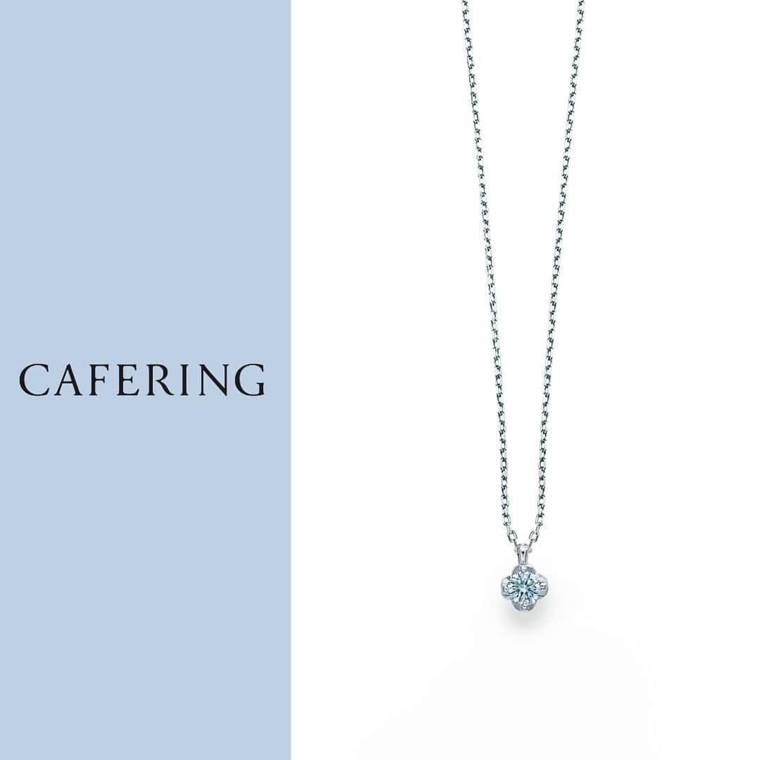 Cafe Ringさんのインスタグラム写真 - (Cafe RingInstagram)「＜New＞ アイスブルーダイヤモンドの一粒ネックレス  ブルーは、知性・冷静・穏やかな愛の色🩵 大切な方へのギフトや、自分らしさを表現するアイテムとして✨ 0.1ctのアイスブルーダイヤモンドが透明感ある美しさで輝きます💎  　 necklace: フィナンシェ ¥94,600  Pt |トリートメントアイスブルーダイヤモンド0.10ct  店舗：CAFERING銀座本店 ※ネックレスはオンラインショップでも販売中 　  『カフェでお茶を愉しむようにジュエリーを心地よく楽しむ✨』  ┈┈┈┈┈┈┈┈┈┈┈┈┈┈┈  𝐂𝐀𝐅𝐄𝐑𝐈𝐍𝐆 銀座本店 中央区銀座1-7-5 銀座小柳ビル1F 03-3561-5771  ファッションジュエリーは、CAFERING銀座本店と オンラインストアにてご購入いただけます🛍 ⁡ ┈┈┈┈┈┈┈┈┈┈┈┈┈┈┈  #CAFERINGブルー #CAFERING#カフェリング #CAFERING銀座本店 #ブルーダイヤモンド#アイスブルーダイヤモンド #青#ブルー#アイスブルー#水色#サムシングブルー#シンデレラ#海#空#推しカラー#推し色#プラチナジュエリー#ジュエリー#ペンダント#ペンダントネックレス#ネックレス#プラチナネックレス#ご褒美ジュエリー#記念日ジュエリー#プレゼントジュエリー#銀座ジュエリー#お気に入りジュエリー#ジュエリーブランド」11月7日 16時19分 - cafering.platinum