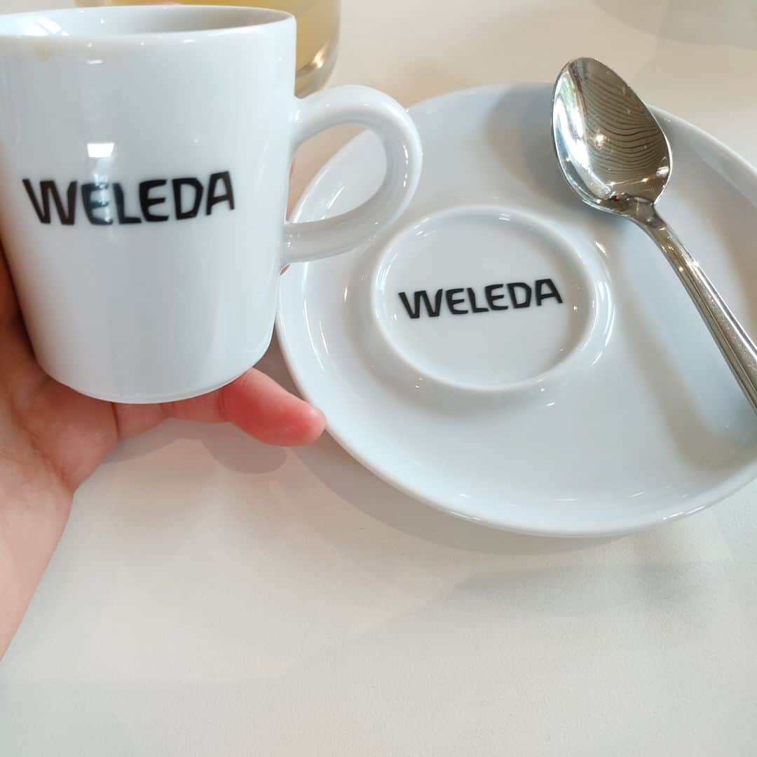 ヴェレダ Weleda Japanさんのインスタグラム写真 - (ヴェレダ Weleda JapanInstagram)「【ヴェレダ ドイツツアー ｜ ヴェレダガーデン vol.05】  11回に渡り、#ヴェレダドイツツアー と題して、ヴェレダ ドイツオフィスやガーデンなどをご紹介していきます。  1921年当初から、人と自然双方にとって健やかな未来を目指す、サステナブルを理念とするヴェレダ。そんなヴェレダの世界観をお伝えできれば嬉しいです。  ヴェレダガーデンは、ガーデンツアーを行っており、一般の皆さまも見学ができます。  ※こちらでご紹介している内容は、社内向きの要素も含まれますので、お客様向けのツアーとは内容が異なる場合がございます。  ■ヴェレダショップ ￣￣￣￣￣￣￣￣￣ ガーデンの入口にはヴェレダショップがあり、カフェが併設され、一般の方も利用できます。  ＜写真3、4、5、6枚目＞ 併設のカフェでは、ヴェレダの刻印がされたソーサーやカップでお茶やコーヒーを楽しむことができます。  ベジタリアン ラザニアとサラダのメニューをいただきました。  フットバスの際にいただいたパウンドケーキやパンも販売しています。  ヴェレダ・ドイツツアー レポート 第九回いかがでしたでしょうか？  ╭━━━━━━━━━━━━━━━╮ 　 　　　　ヴェレダの世界観を  　　　　　感じられた方は  　　　　　　「🌏、🌼」  ╰━━━━━━━ｖ━━━━━━━╯  絵文字をコメントでおしえてくださいね！  #ヴェレダ #WELEDA #weleda #オーガニック #オーガニックコスメ #植物療法 #シュタイナー #ホリスティック #organiccosmetics #유기농 #サステナブル #SDGs #エシカルな暮らし #ていねいな暮らし #フェアトレード #持続可能な暮らし #環境にやさしい #地球にやさしい #エコライフ #サステナビリティ #sdjsjapan #uebtcertified #ドイツ #germany #schwäbischgmünd #ドイツ旅行 #ガーデン #カフェ」11月7日 17時00分 - weleda_japan