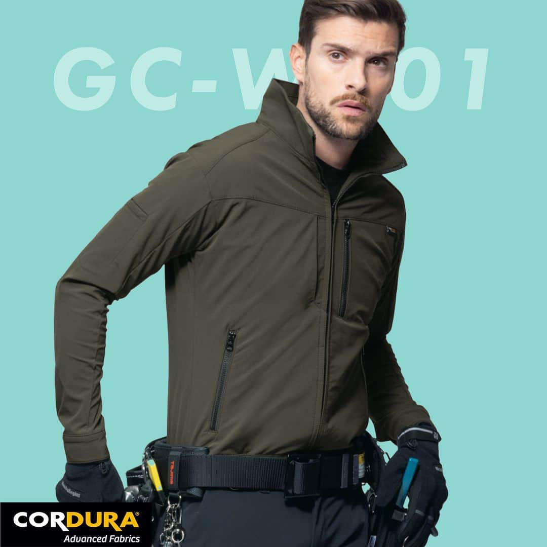 CORDURA®(コーデュラ®)日本版公式アカウントさんのインスタグラム写真 - (CORDURA®(コーデュラ®)日本版公式アカウントInstagram)「優れた素材使いと感性を高める加工、MODEの要素を加えて、こだわりのディテールに完成されたシルエットの次世代ワークウェアブランド「GRANCISCO (グランシスコ)」から 今シーズンに満を持して展開されたGC-W501シリーズが早くもワークウェア業界で話題です。 オリジナルファブリックの CORDURA® ストレッチ2layerは、圧倒的に優れた耐摩耗性を実現。タテヨコに伸びる４wayストレッチでストレスフリー。 裏面にはシルキーな肌触りのドライストレッチニットがボンディング、暖かくてしっとりした肌触りです。   ●非常に優れた引裂き、引張り強度 ●タテヨコ自由自在、4wayストレッチ ●撥水性、軽量性 ●しっとりとしてしなやかな手触り   素　材： 表側：ナイロン88％　ポリウレタン12％ 裏側：ポリエステル95％　ポリウレタン5％   カラー： 9ブラック 25オリーブ　 29チャコール   サイズ： S～5L ・ こちらの素敵なお写真は @grancisco_ , @takayaworkwear さんのお写真です。 ・ CORDURA® （コーデュラ® ）日本版公式アカウントです。CORDURA® は、耐久性に優れた素材として50年以上の実績のあるインビスタ社のファブリックブランドです。 ・ このアカウントでは、みなさんのCORDURA® を使用したプロダクトの自慢の1枚をご紹介しております。当アカウントをフォロー後、「#コーデュラジャパン」のハッシュタグをつけて投稿していただくとリポストさせていただくこともあります。みなさんの素敵な投稿をお待ちしております。 ・ #コーデュラ #cordura #コーデュラナイロン #코듀라 #タフ #耐久性 #素材 #グランシスコ #grancisco #ワークウェア #４wayストレッチ #職人 #作業着」11月7日 17時00分 - cordurabrandjp