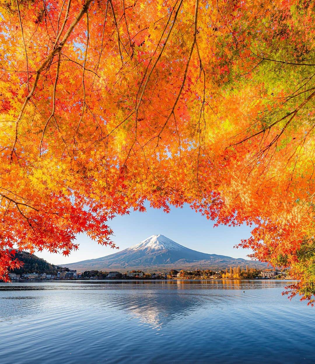 旅行メディア・じゃらん〈公式〉のインスタグラム：「#河口湖 水面に反射して、富士山が鏡のように湖面に映る“さかさ富士”で有名な絶景スポット。秋は紅葉と富士山の競演が楽しめます。「富士河口湖紅葉まつり」は、11月23日（木・祝）まで開催予定です。 . . ━━━━━━━━━━━━━━━ 📍 山梨県「河口湖」 📷 @shimiti_japan 📅 2022.11.13 ━━━━━━━━━━━━━━━ . . #jalan_travel　をつけていただいた中からpick upしました 素敵なお写真をありがとうございました┈✈︎  .  . ☑ あらかじめ最新情報をご確認の上、お出かけください。 ☑ #jalan_travel をつけて、ぜひ今までの旅行先の思い出写真を投稿してください。このアカウントでご紹介させていただきます。(じゃらんニュースでも紹介される可能性があります） . . . . . . #いつか行きたい #じゃらん #観光 #観光地 #観光スポット #旅行 #旅行好きな人と繋がりたい #旅行好き  #japantravelphoto #japantrip #japantravel #国内旅行 #絶景 #絶景スポット #誰かに見せたい景色 #誰かに見せたい風景 #山梨 #山梨観光 #山梨旅行 #yamanashi」