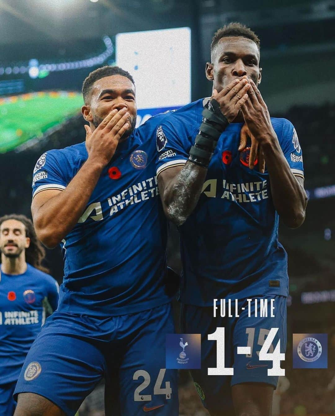 ジョン・テリーのインスタグラム：「What a game that was last night ⚽️⚽️⚽️⚽️💙👊🏻 That has to be one of the best games of football I have seen in a long time. @chelseafc  Well done boys 👏🏻」