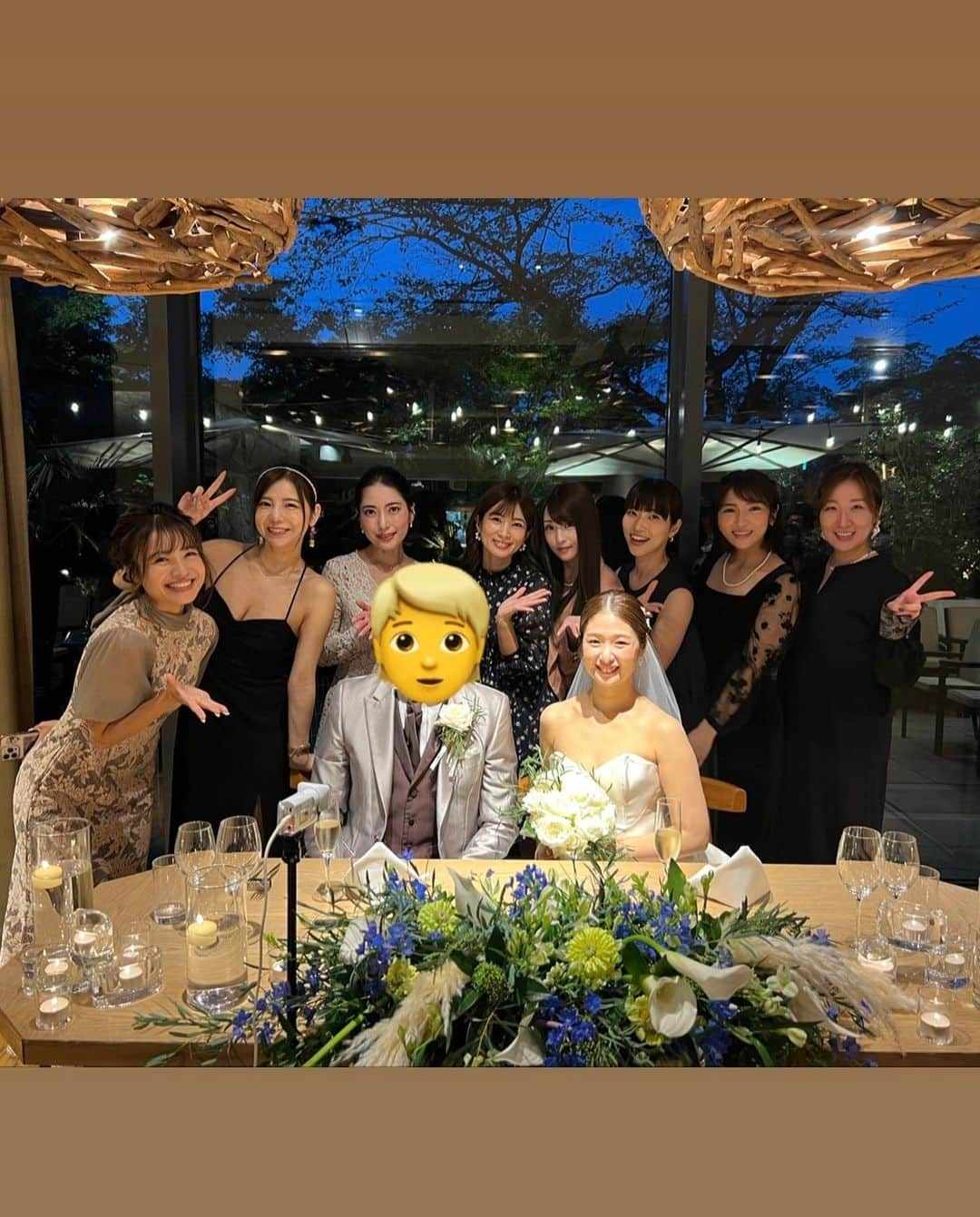 石岡真衣さんのインスタグラム写真 - (石岡真衣Instagram)「だいすきなみぃななの結婚パーティ💍✨  みぃなな本当きれいだったよぉおおお😭💓 幸せおすそわけありがとう😍  梅子🐕もきれいだったよ😎  本当におめでとう♡♡」11月7日 17時38分 - ishiokamai