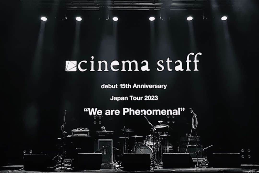 三島想平さんのインスタグラム写真 - (三島想平Instagram)「20231105 cinema staff We are Phenomenal  debut 15th Anniversary tour  Zepp Shinjuku  VJを担当しました デビュー15周年おめでとう これからも同世代の仲間として宜しくね  VJ Visual Producer @tajimakouta  Visual Director @m__kainstagra__m  @indigo.parade  #cinemastaff」11月7日 18時27分 - sohei_mishima