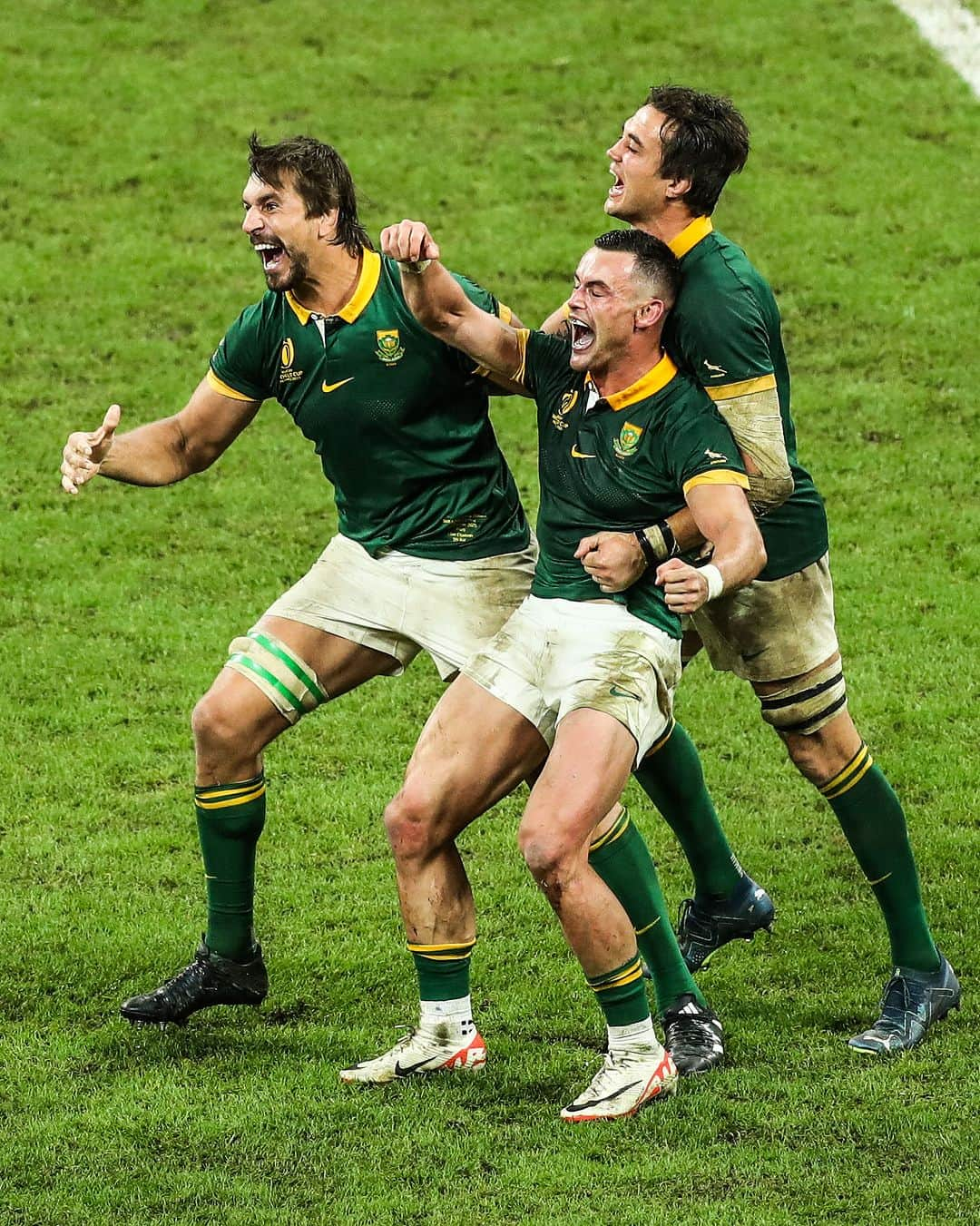 ラグビー南アフリカ代表さんのインスタグラム写真 - (ラグビー南アフリカ代表Instagram)「1️⃣0️⃣ days since Paris 🏆 #Springboks #StrongerTogether  📸 World Rugby / Getty Images」11月7日 18時30分 - bokrugby