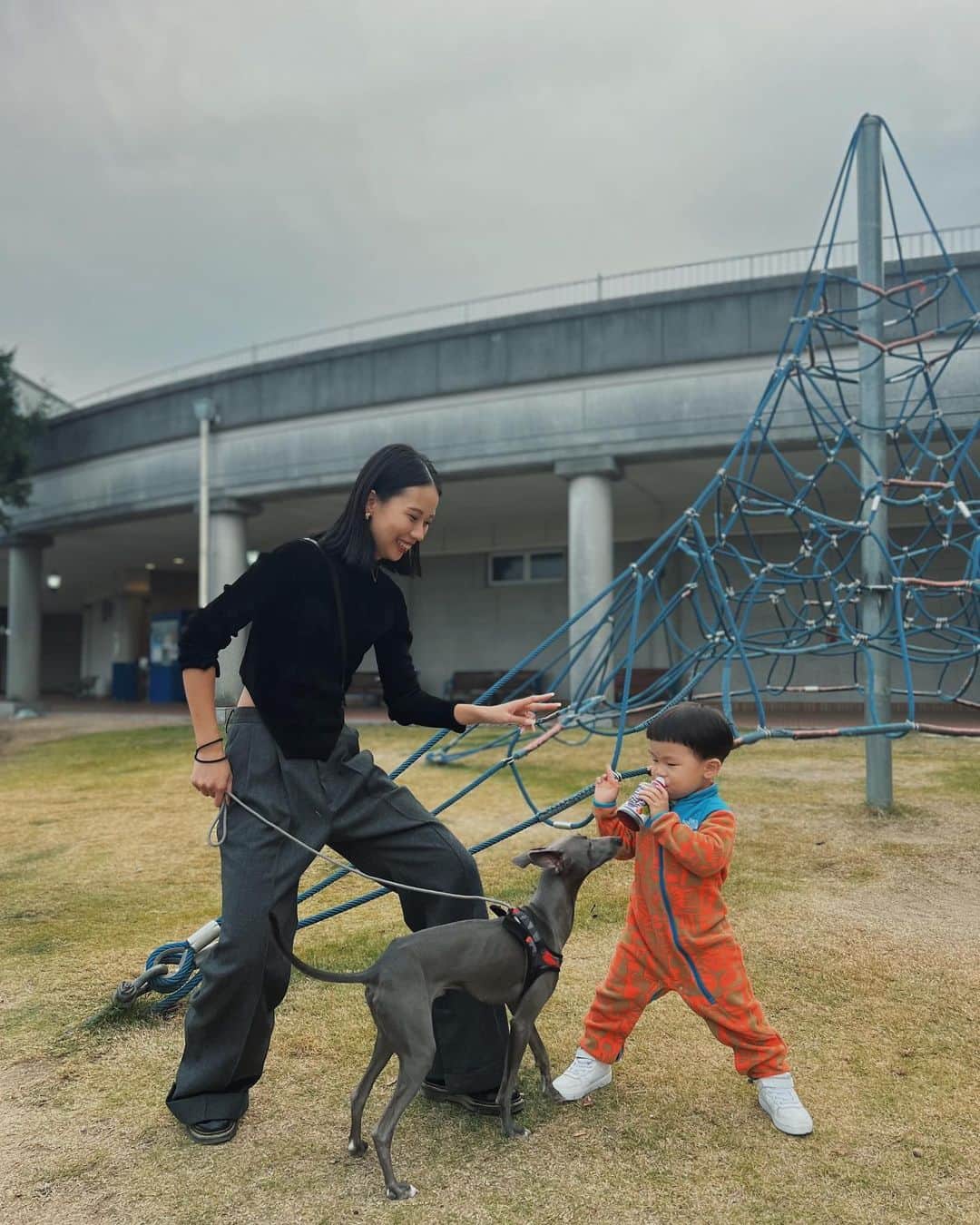 藤木祐凪のインスタグラム：「👦🏻🐶」